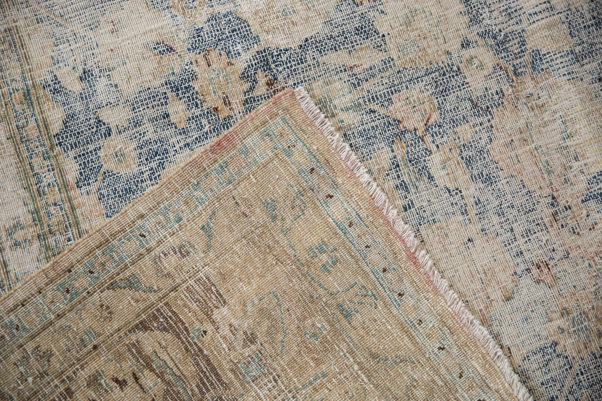 RESERVED 6.5x10.5 Vintage Distressed Meshed Carpet - Image 12