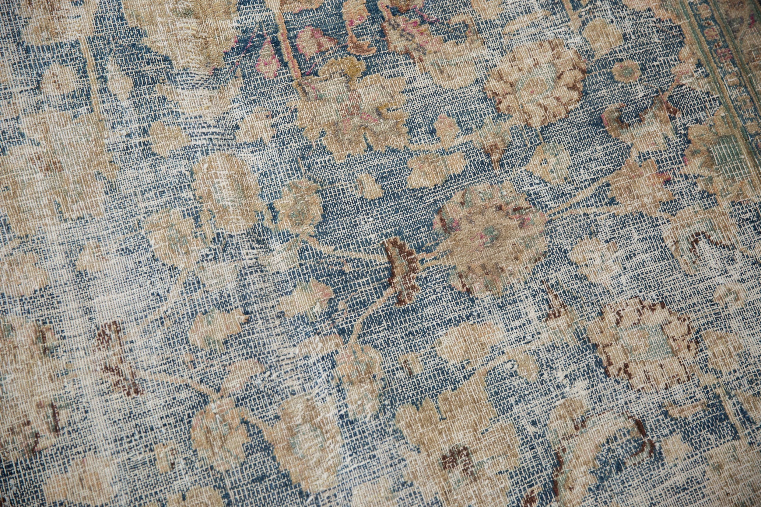 RESERVED 6.5x10.5 Vintage Distressed Meshed Carpet - Image 13