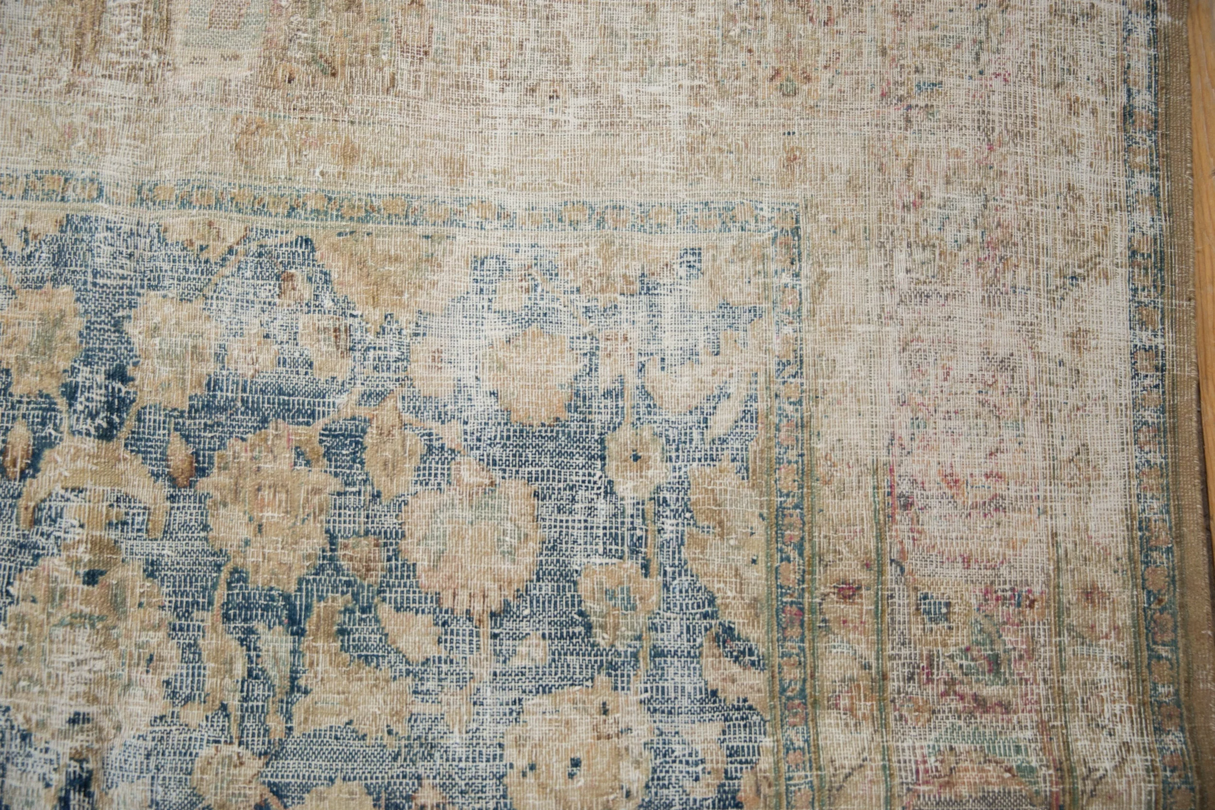 RESERVED 6.5x10.5 Vintage Distressed Meshed Carpet - Image 3