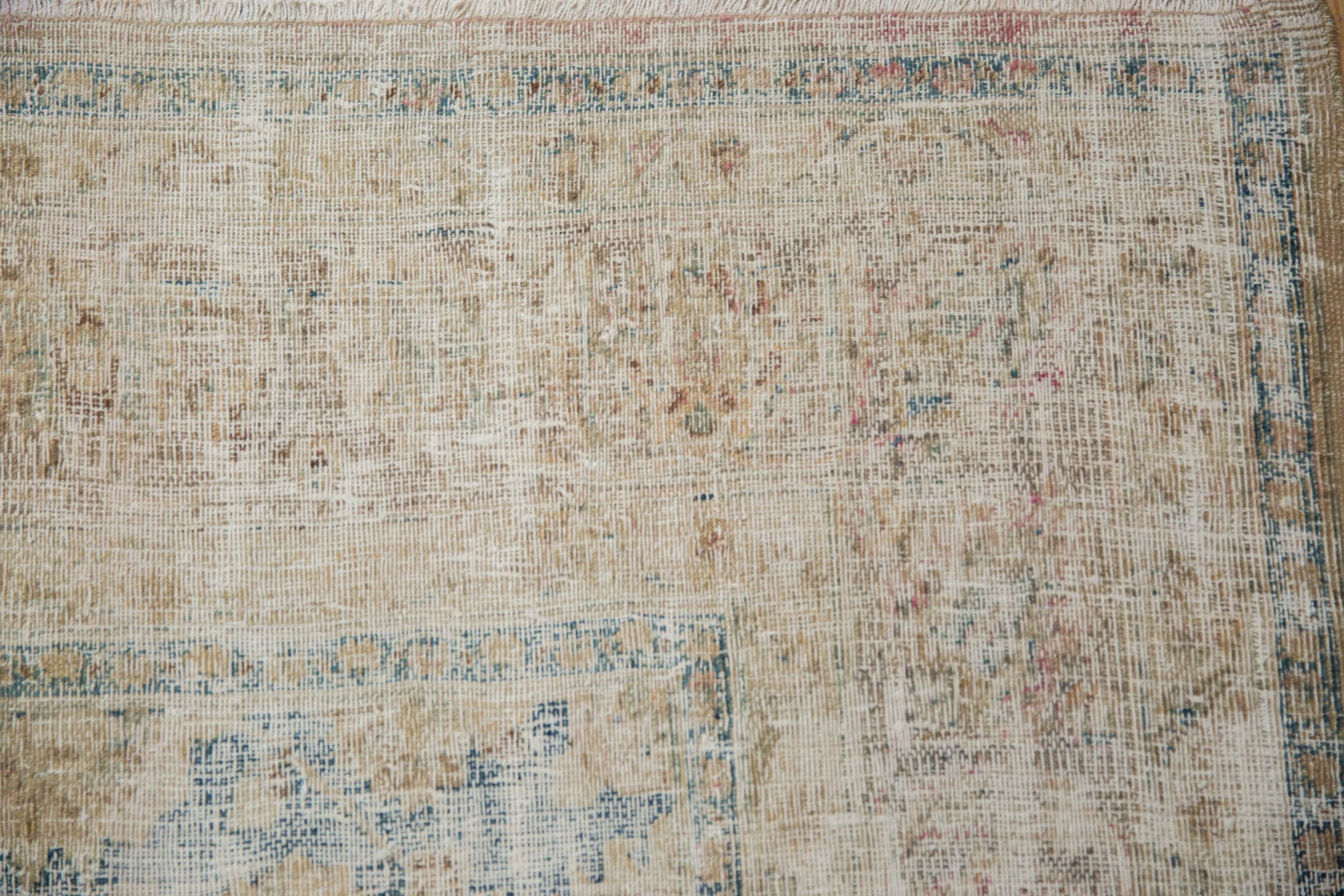 RESERVED 6.5x10.5 Vintage Distressed Meshed Carpet - Image 4