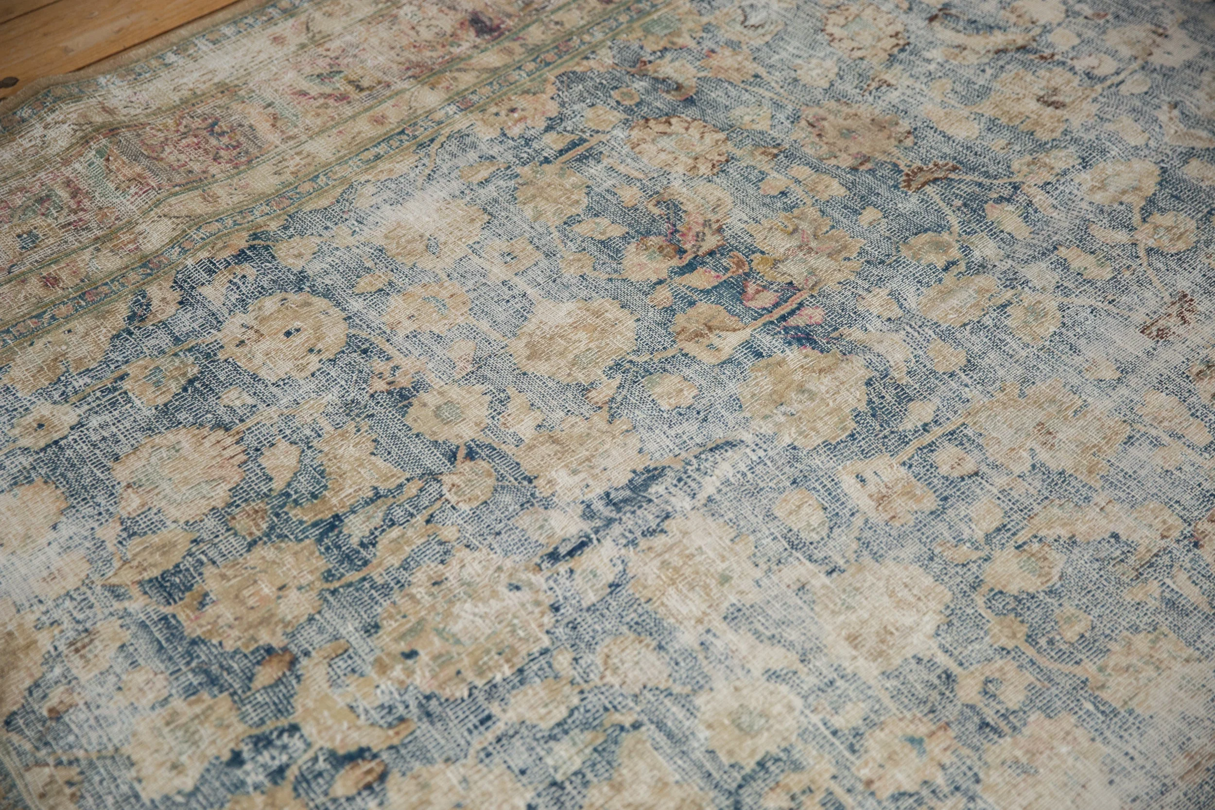 RESERVED 6.5x10.5 Vintage Distressed Meshed Carpet - Image 7