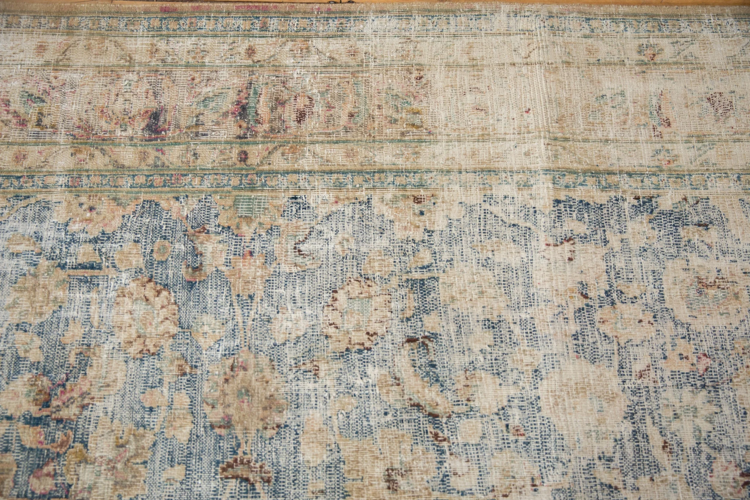 RESERVED 6.5x10.5 Vintage Distressed Meshed Carpet - Image 8