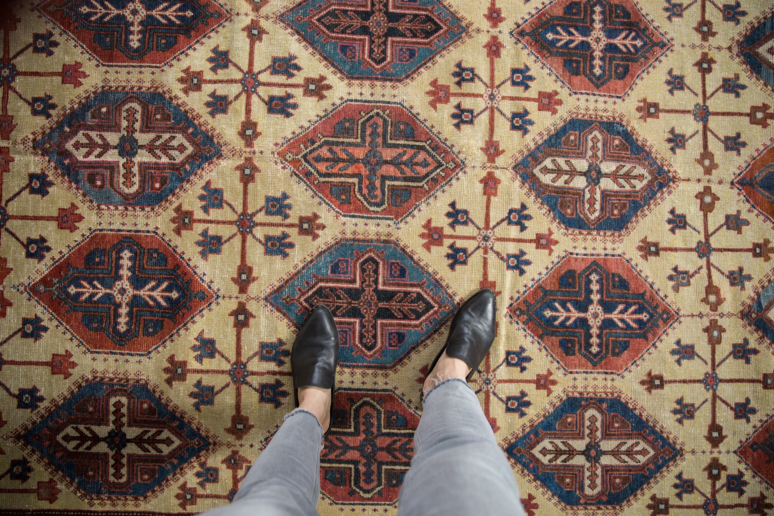 6.5x10.5 Vintage Northwest Persian Carpet - Image 2
