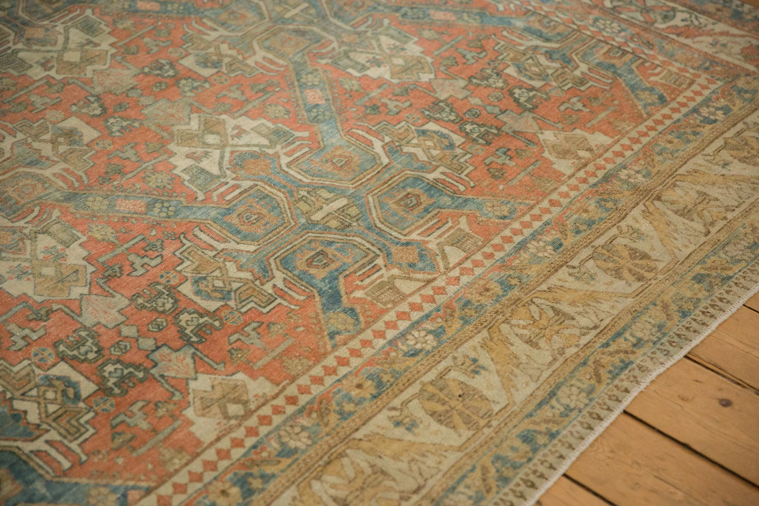 6.5x10 Vintage Distressed Caucasian Carpet - Image 5