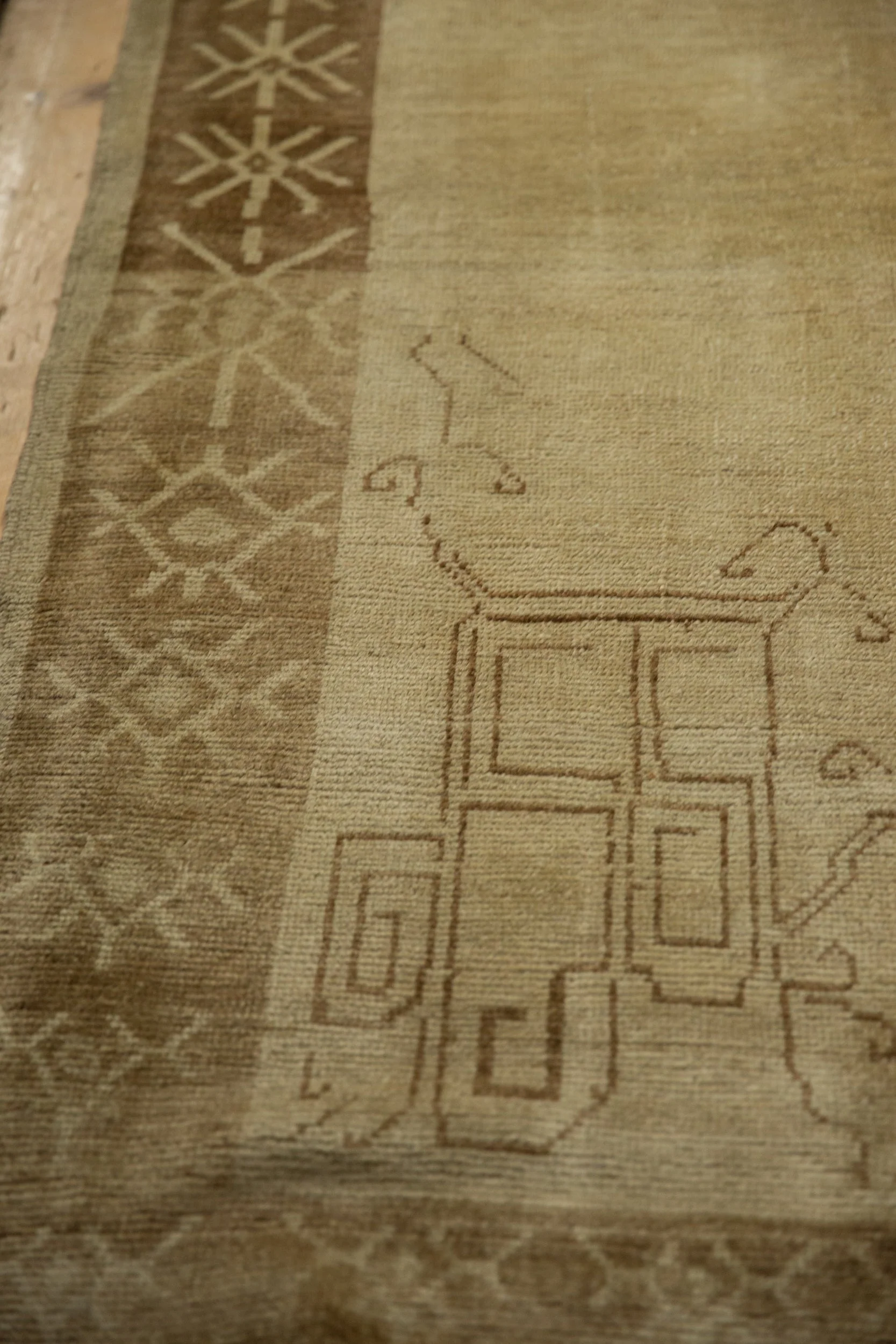 6.5x10 Vintage Distressed Kars Carpet - Image 12