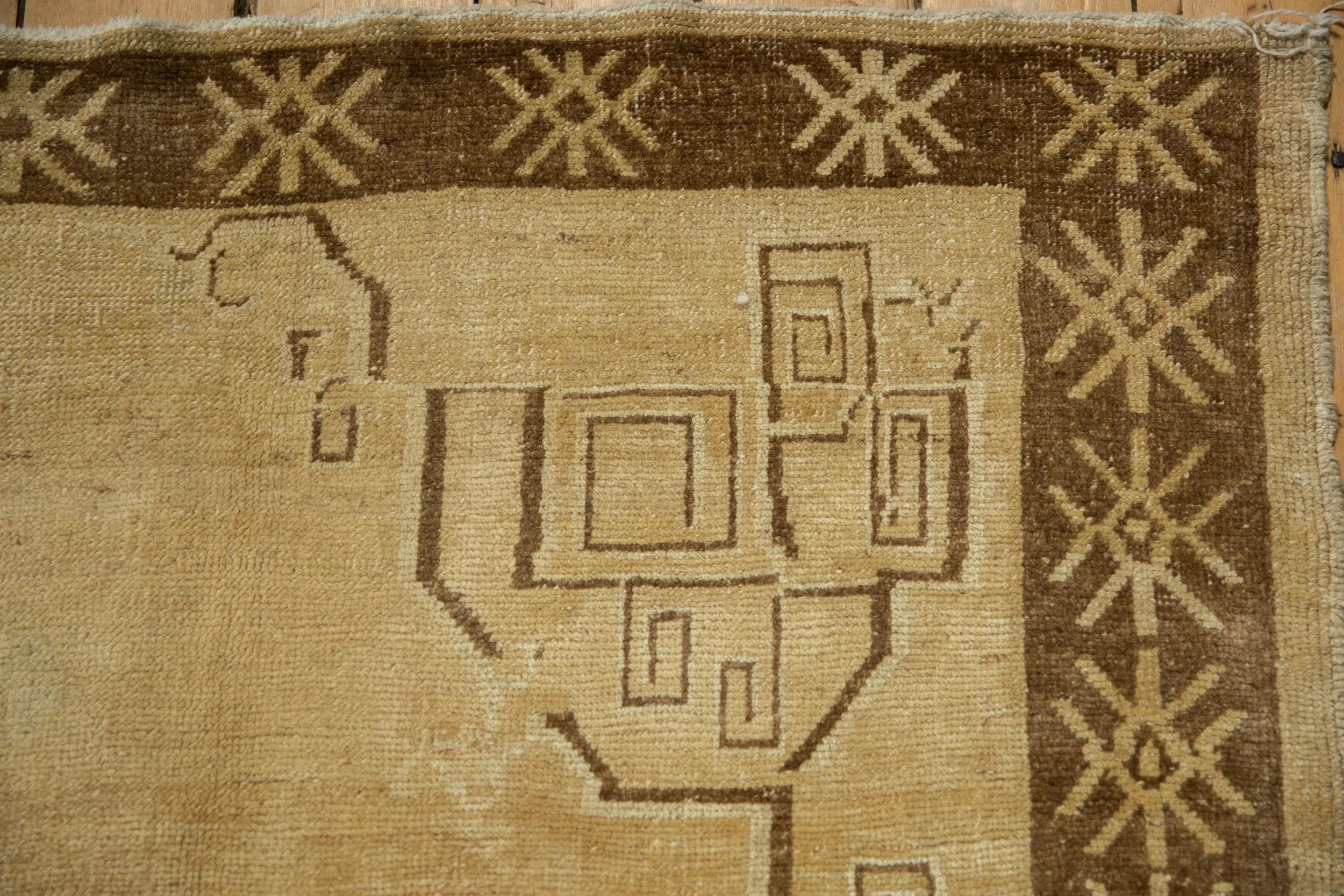 6.5x10 Vintage Distressed Kars Carpet - Image 3