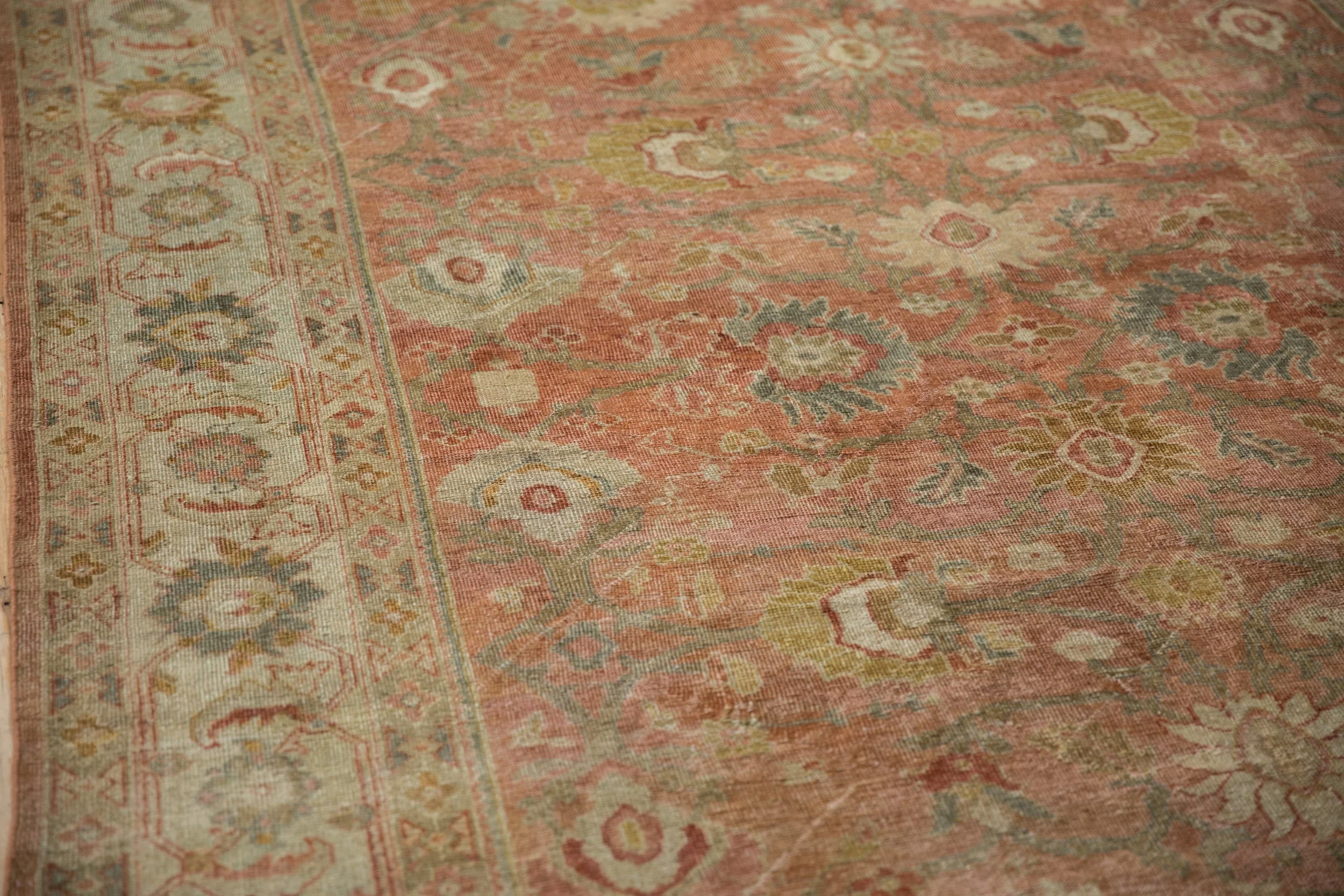 6.5x10 Vintage Distressed Mahal Carpet - Image 11