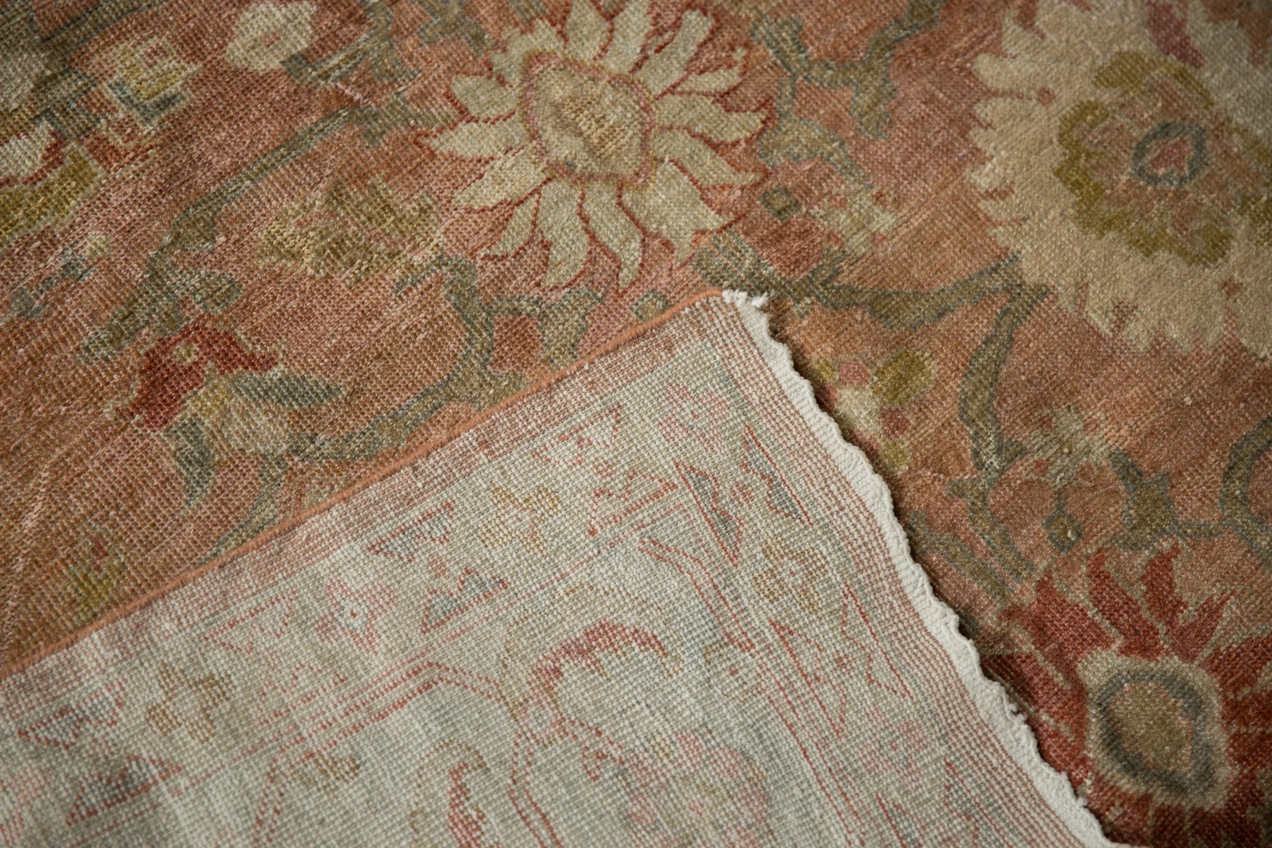 6.5x10 Vintage Distressed Mahal Carpet - Image 13