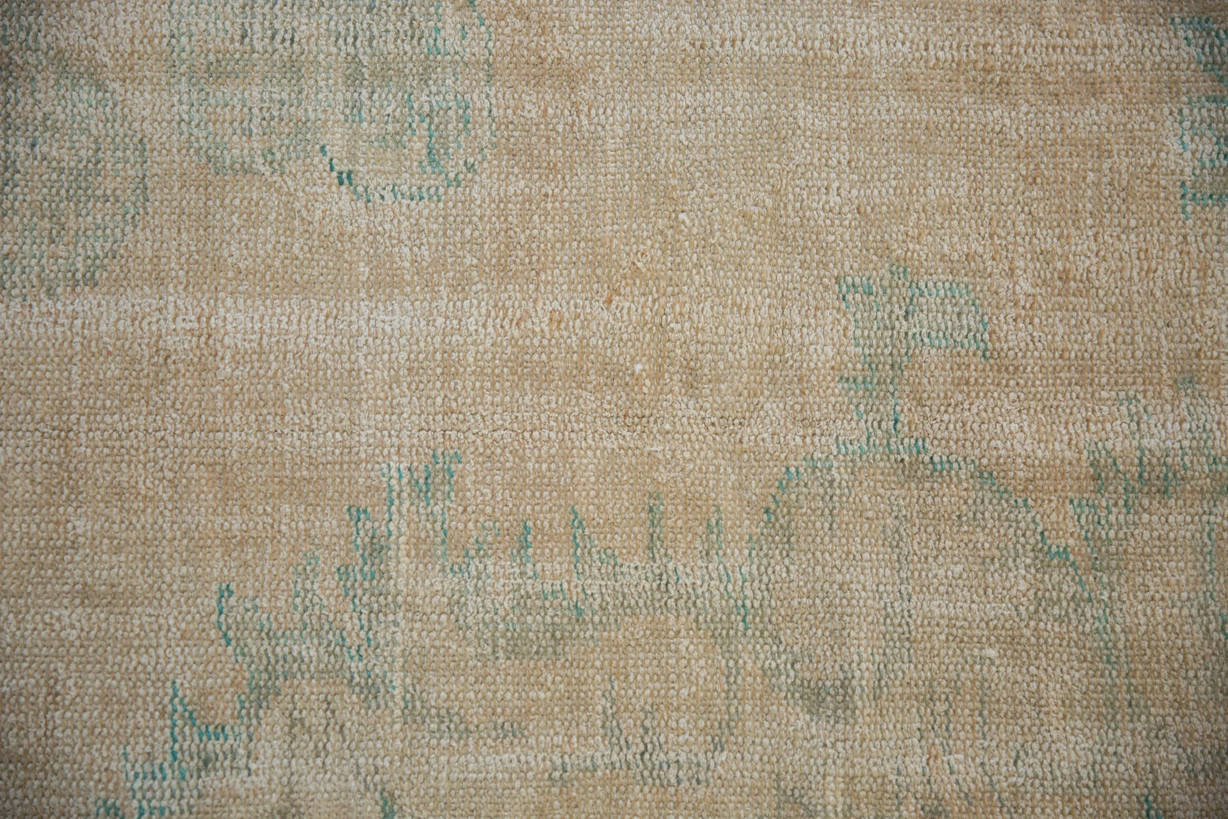 6.5x10 Vintage Distressed Oushak Carpet - Image 3