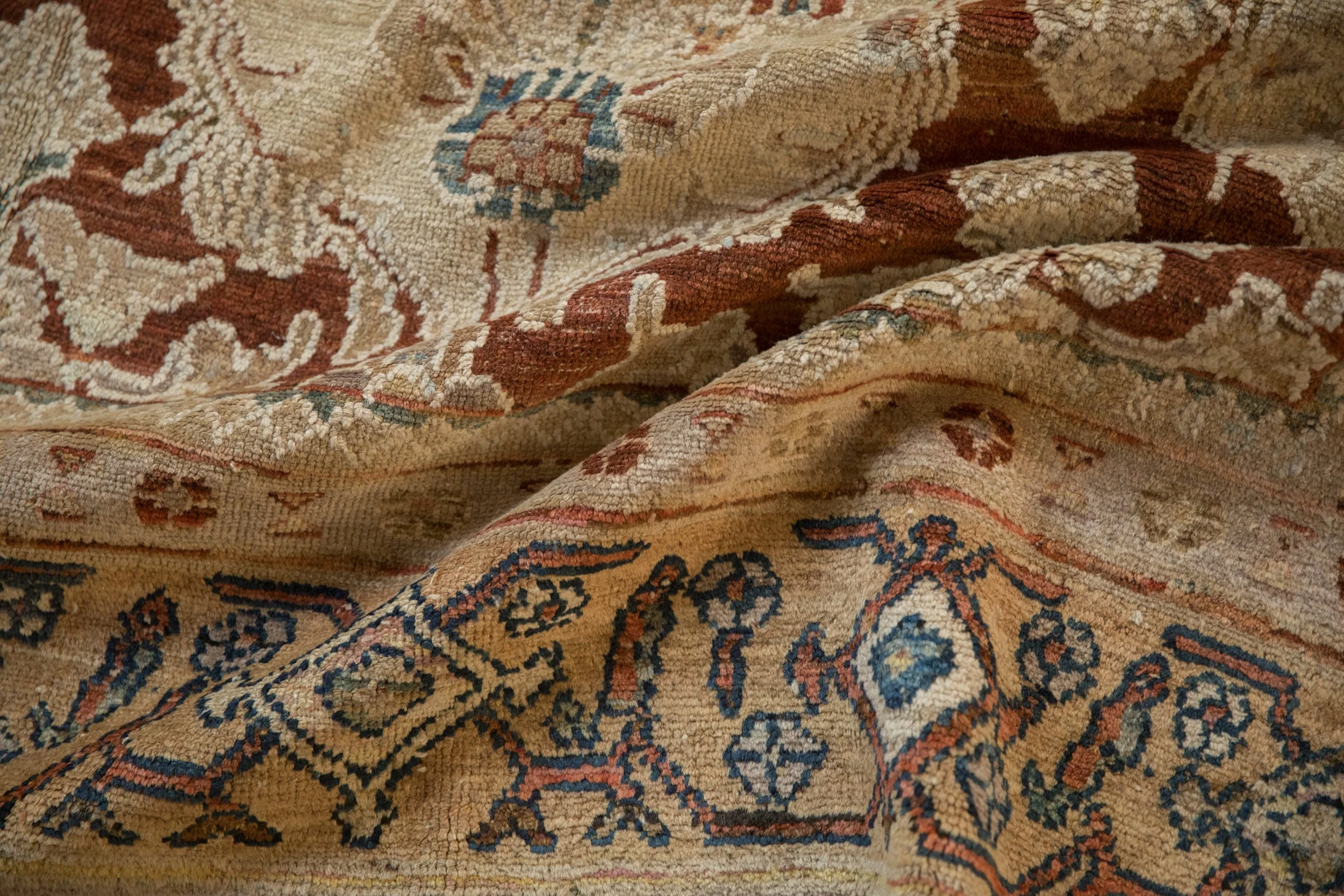 6.5x11.5 Vintage Bibikabad Carpet - Image 12