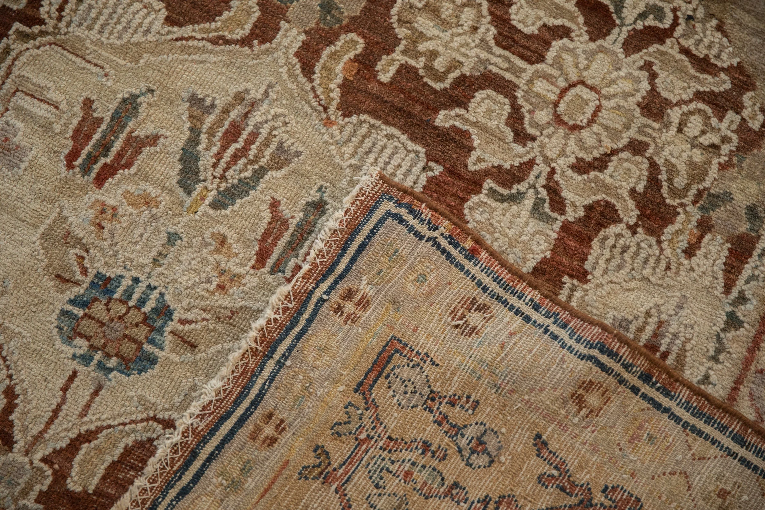 6.5x11.5 Vintage Bibikabad Carpet - Image 13