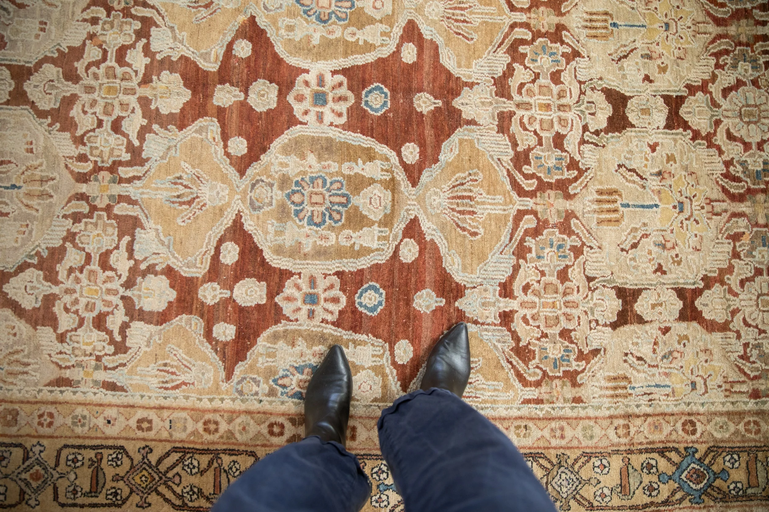 6.5x11.5 Vintage Bibikabad Carpet - Image 2