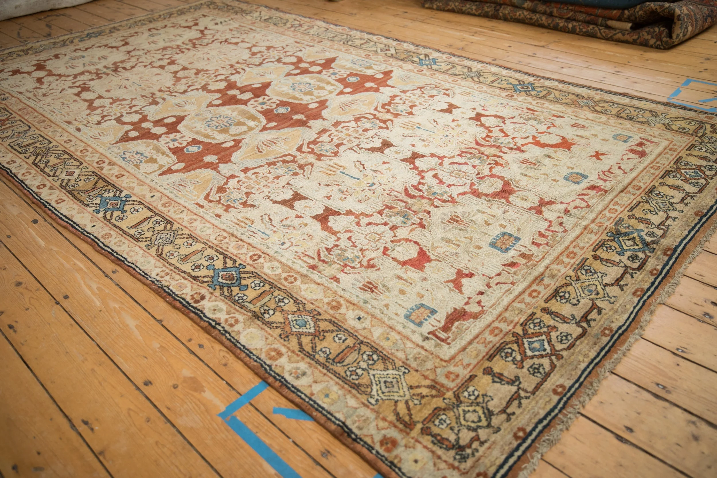 6.5x11.5 Vintage Bibikabad Carpet - Image 4