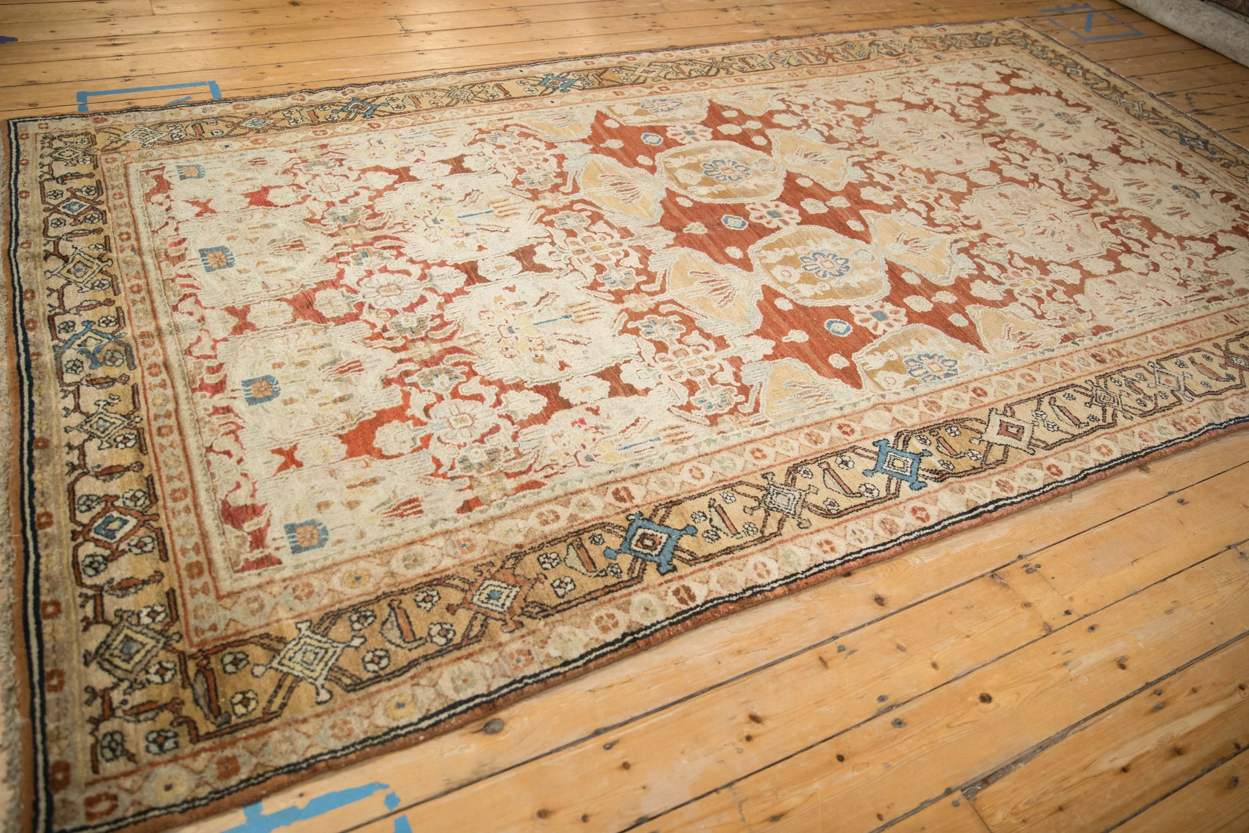 6.5x11.5 Vintage Bibikabad Carpet - Image 7
