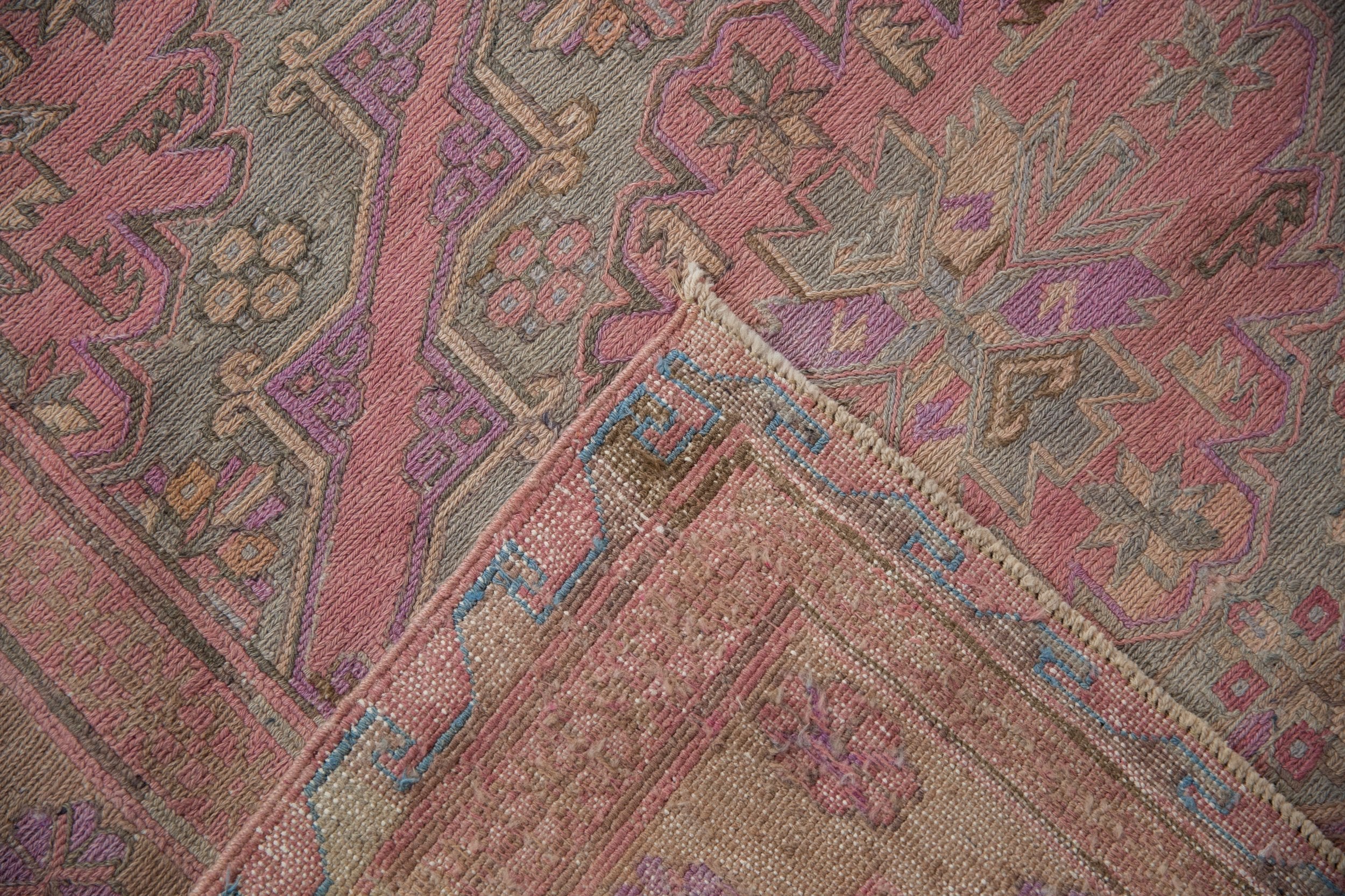 6.5x12.5 Vintage Distressed Soumac Rug Runner - Image 11