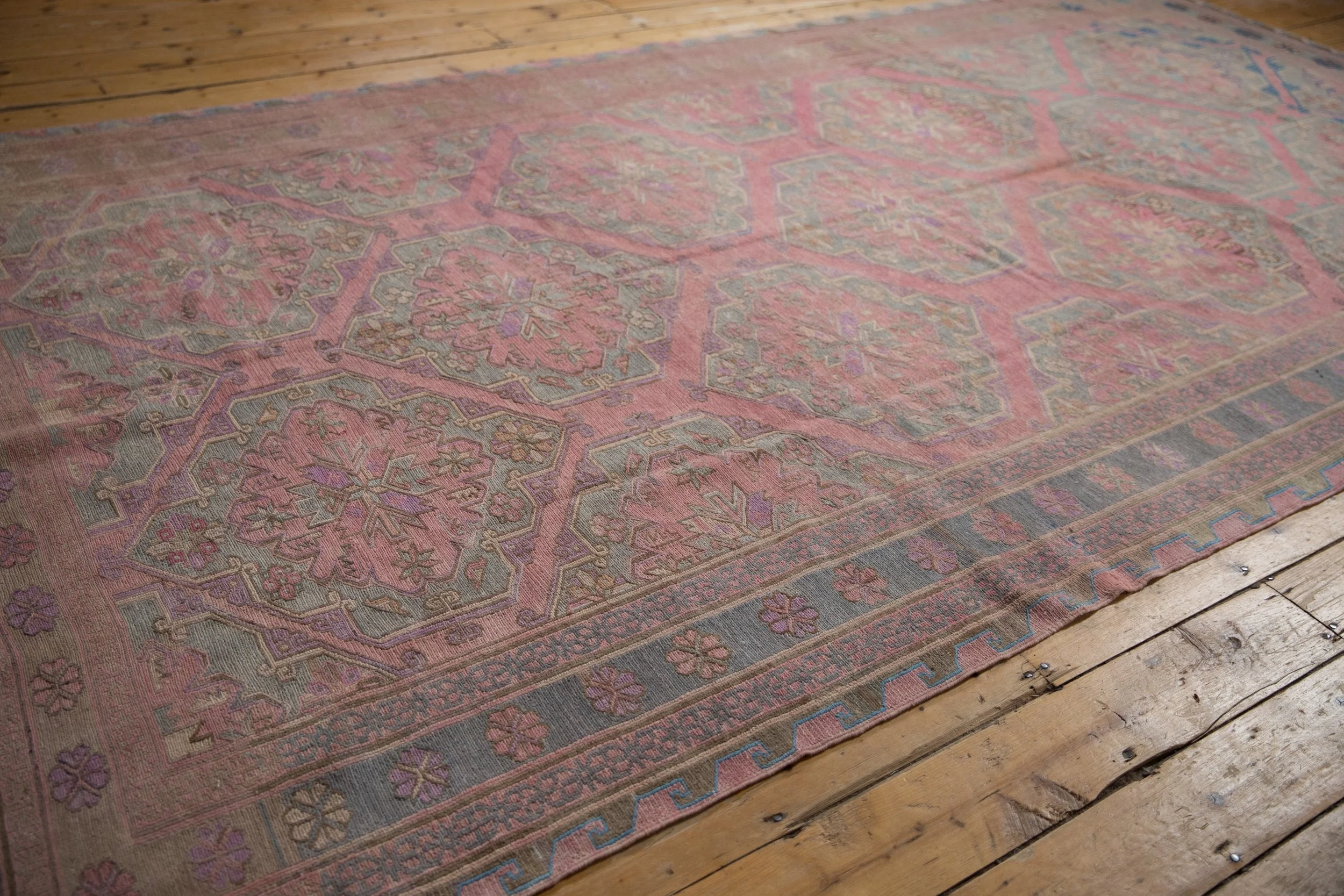 6.5x12.5 Vintage Distressed Soumac Rug Runner - Image 12