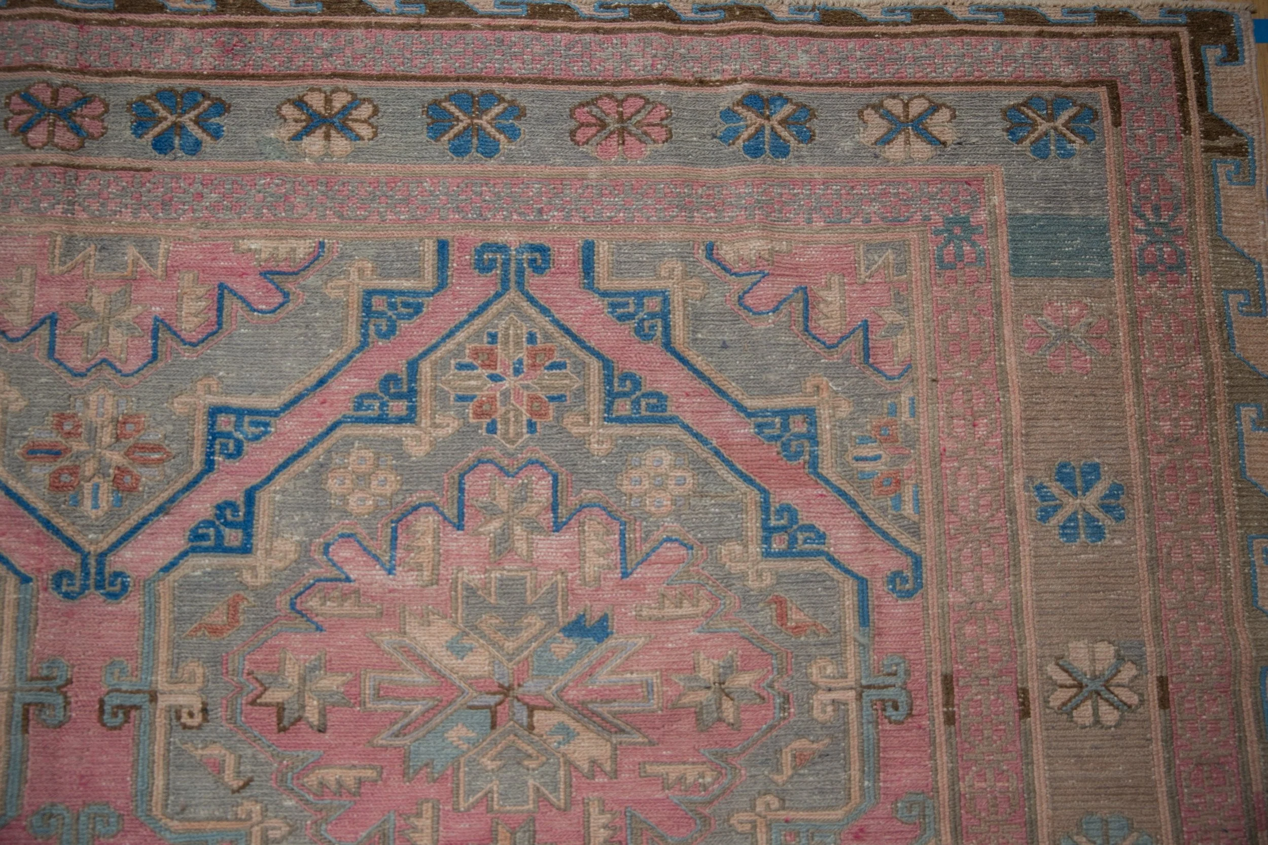 6.5x12.5 Vintage Distressed Soumac Rug Runner - Image 3