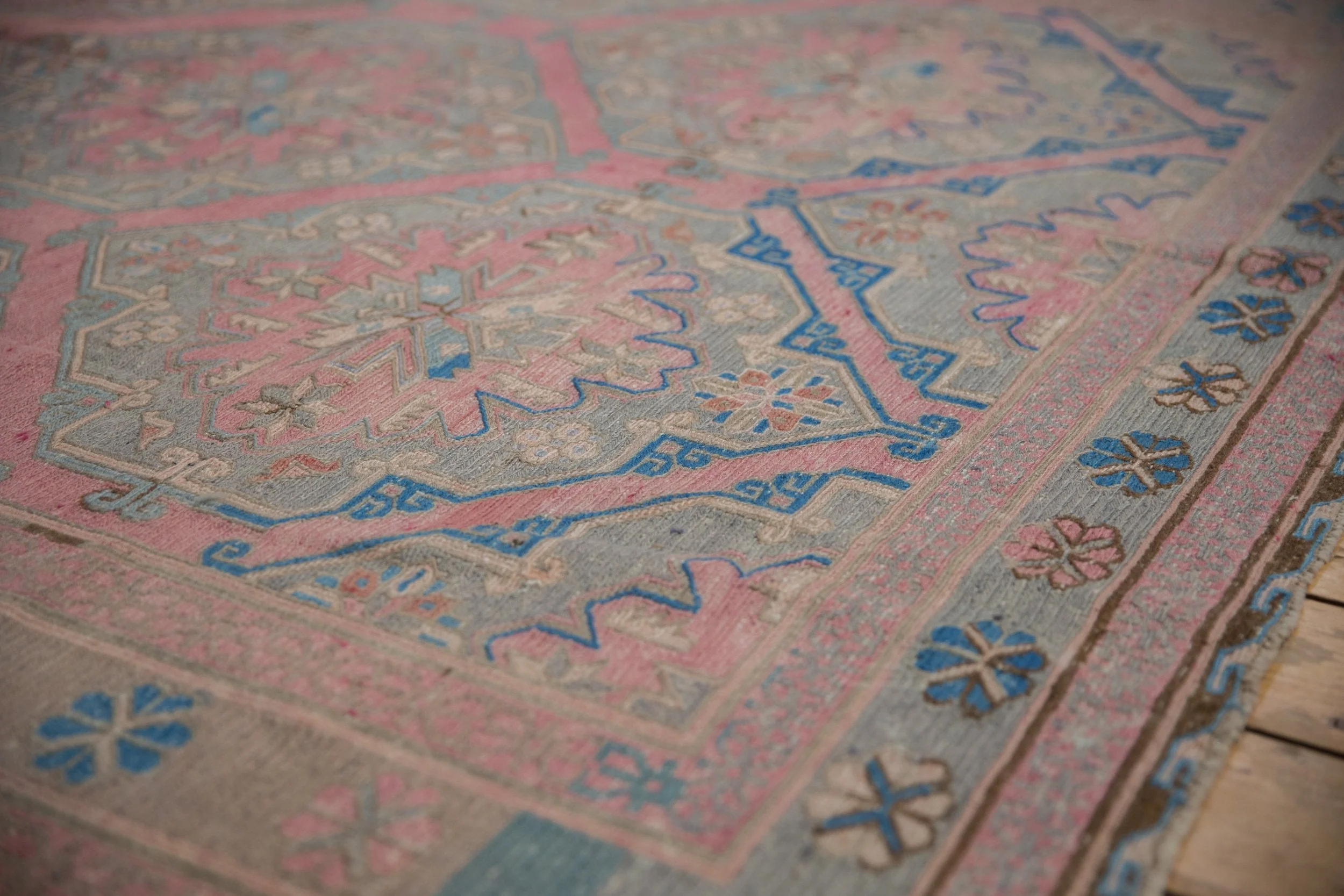 6.5x12.5 Vintage Distressed Soumac Rug Runner - Image 5