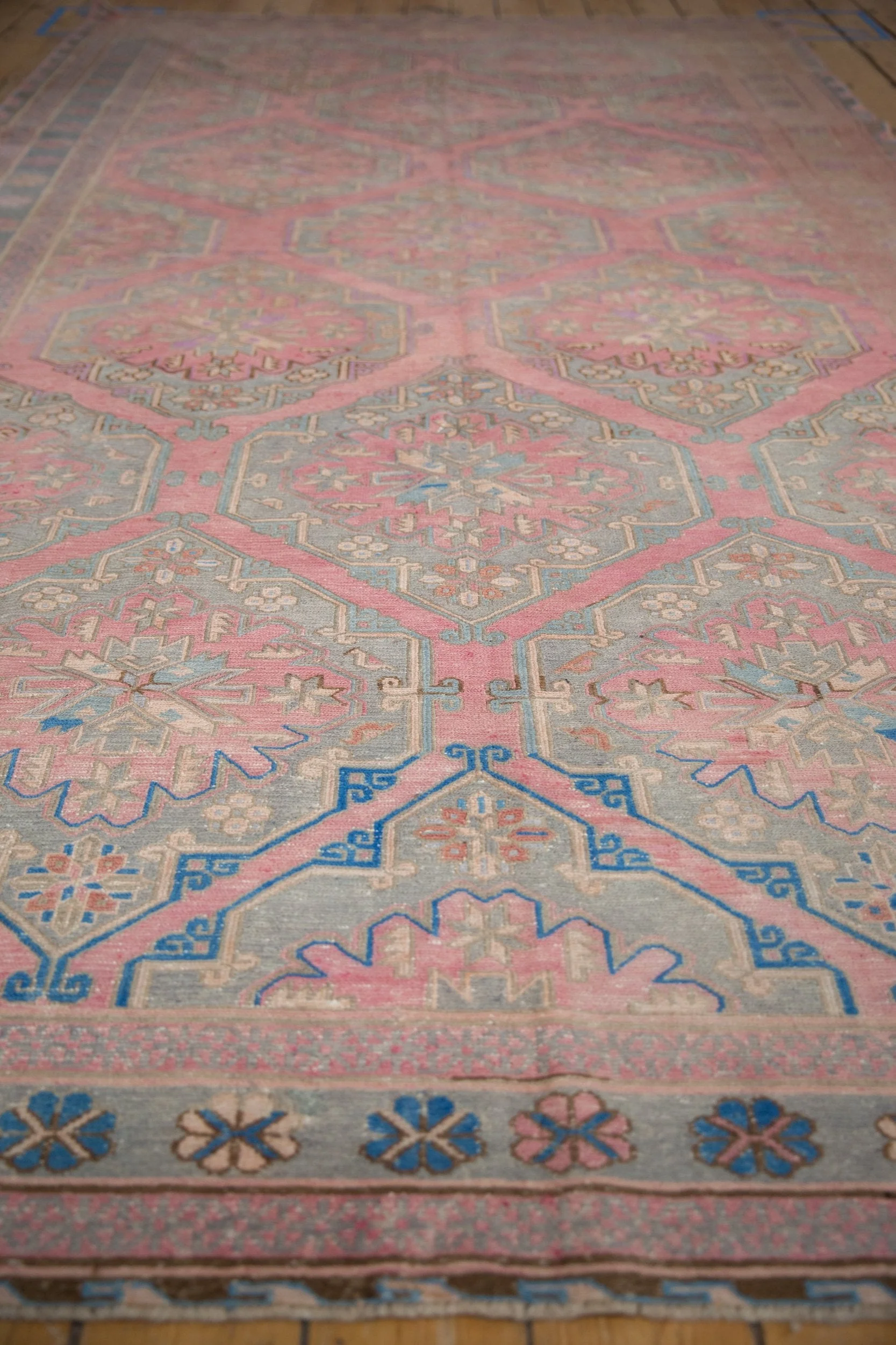 6.5x12.5 Vintage Distressed Soumac Rug Runner - Image 6