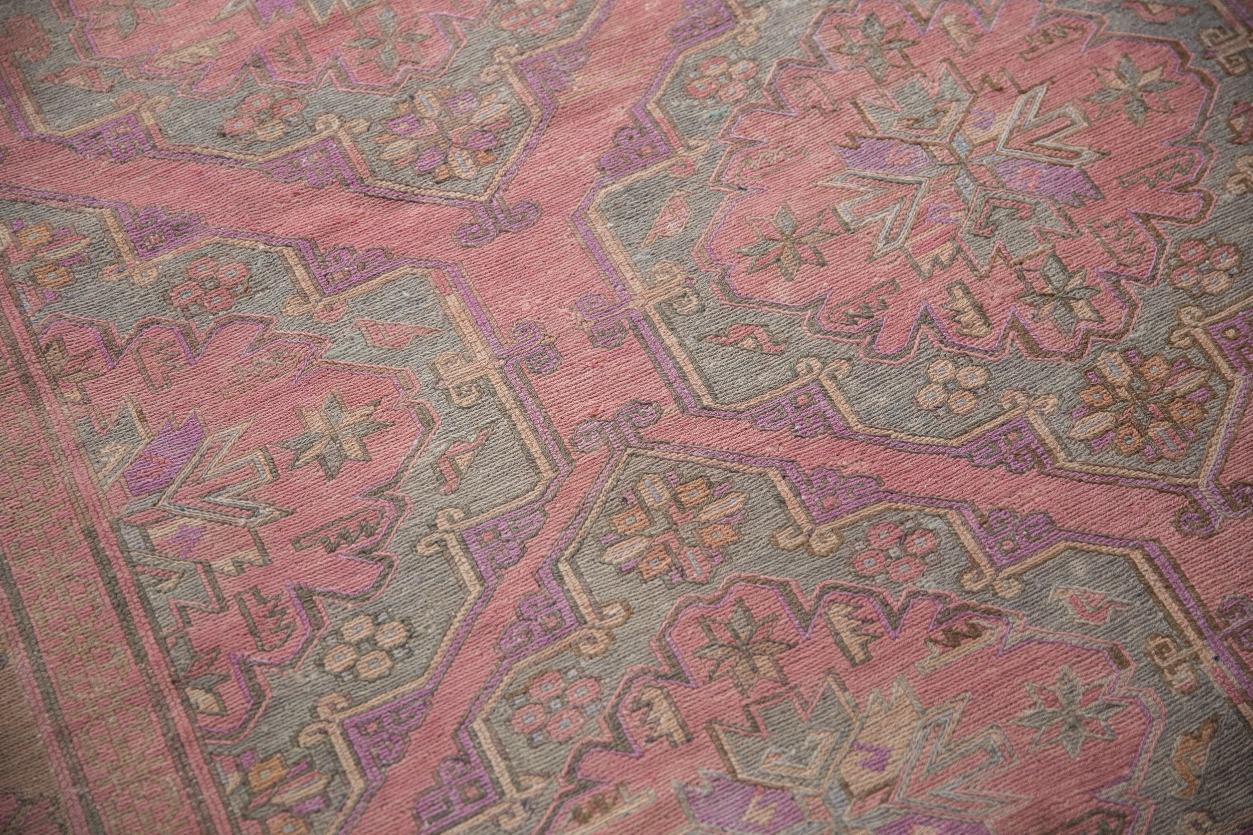 6.5x12.5 Vintage Distressed Soumac Rug Runner - Image 9