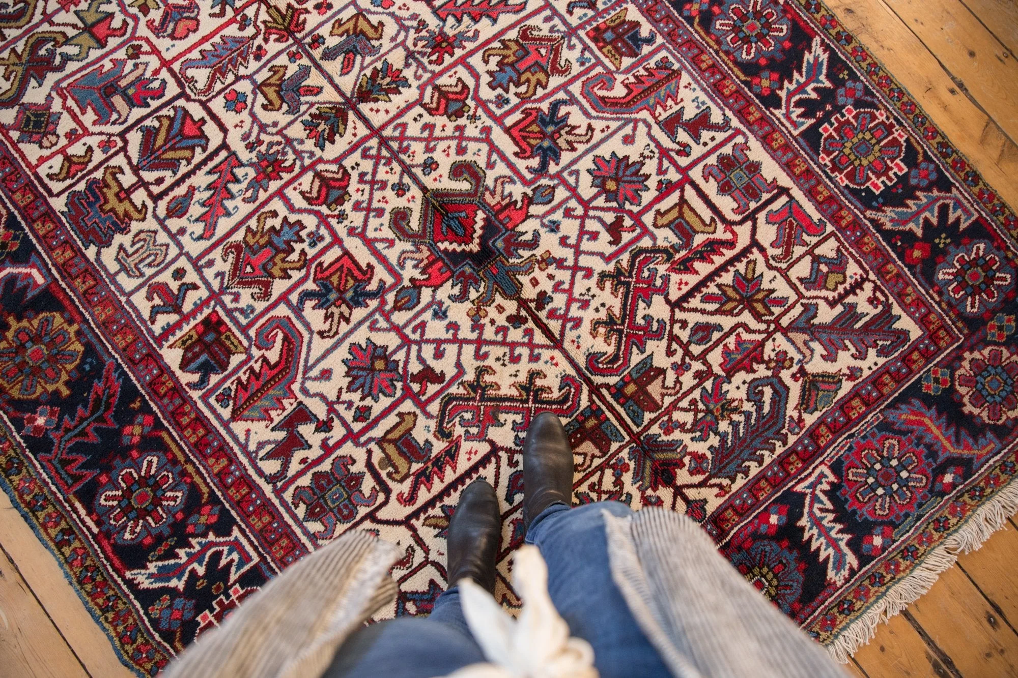 6.5x12.5 Vintage Mehrivan Rug Runner - Image 2