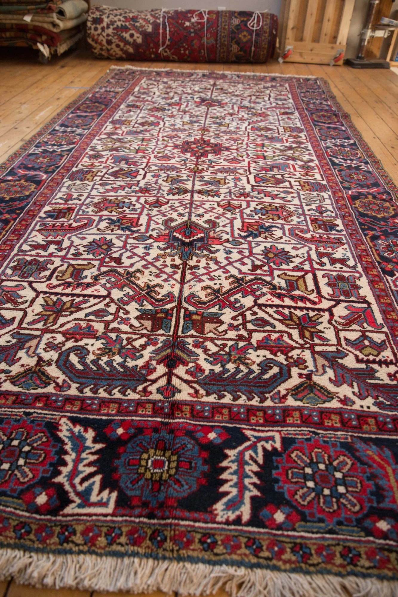 6.5x12.5 Vintage Mehrivan Rug Runner - Image 3