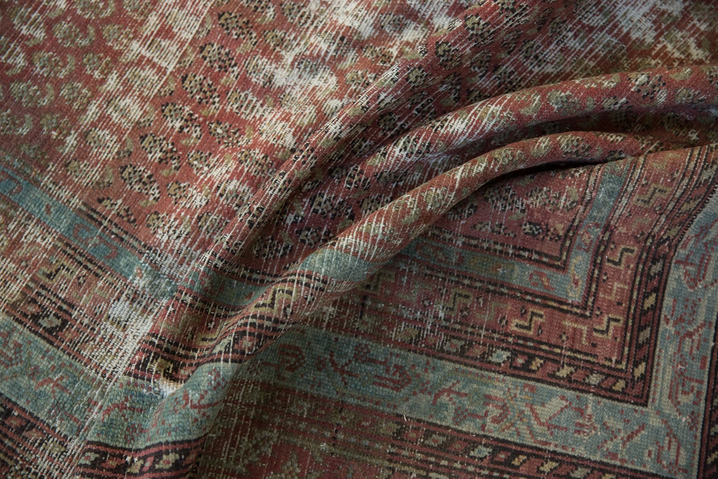 6.5x16.5 Antique Distressed Malayer Rug Runner - Image 12