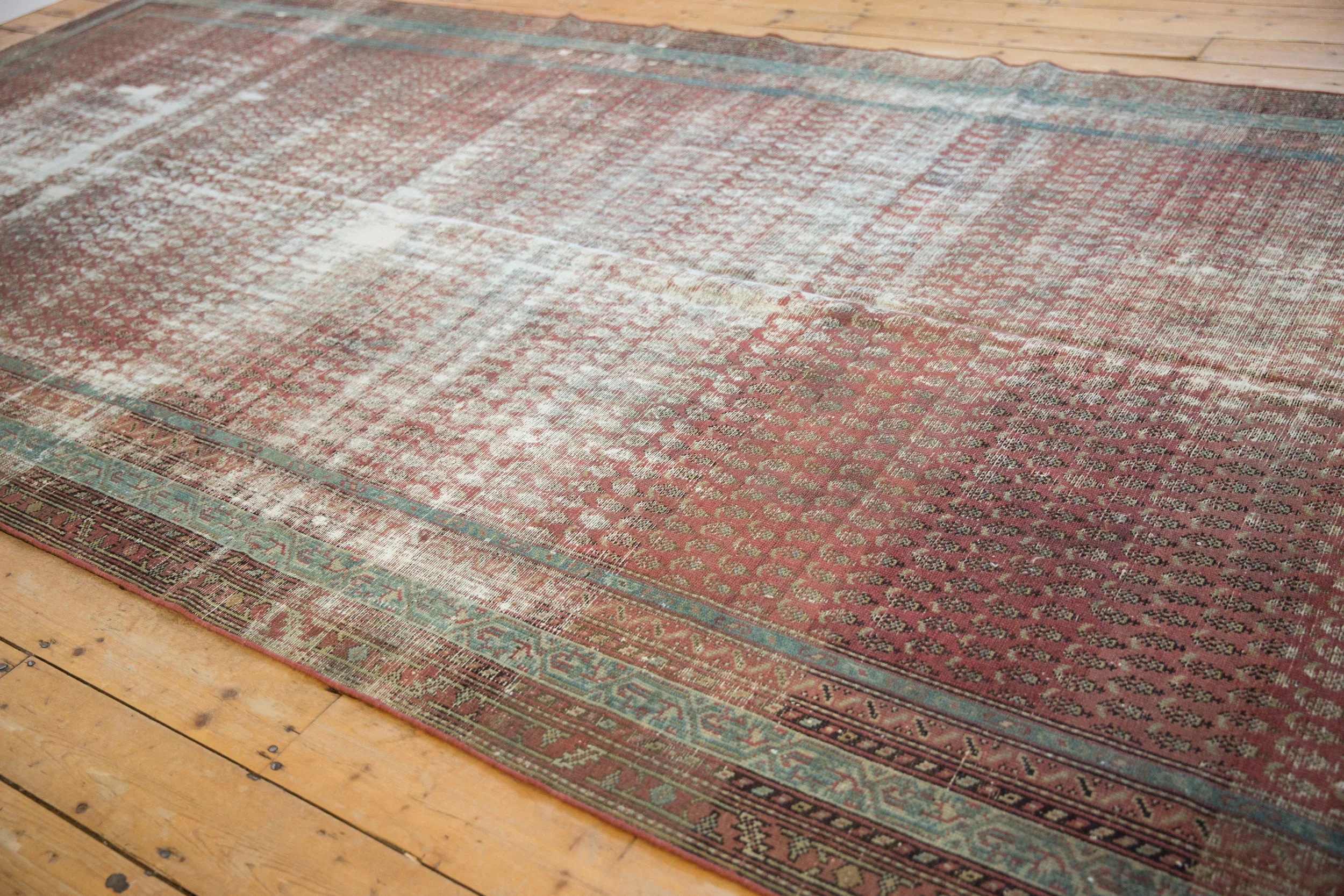 6.5x16.5 Antique Distressed Malayer Rug Runner - Image 3
