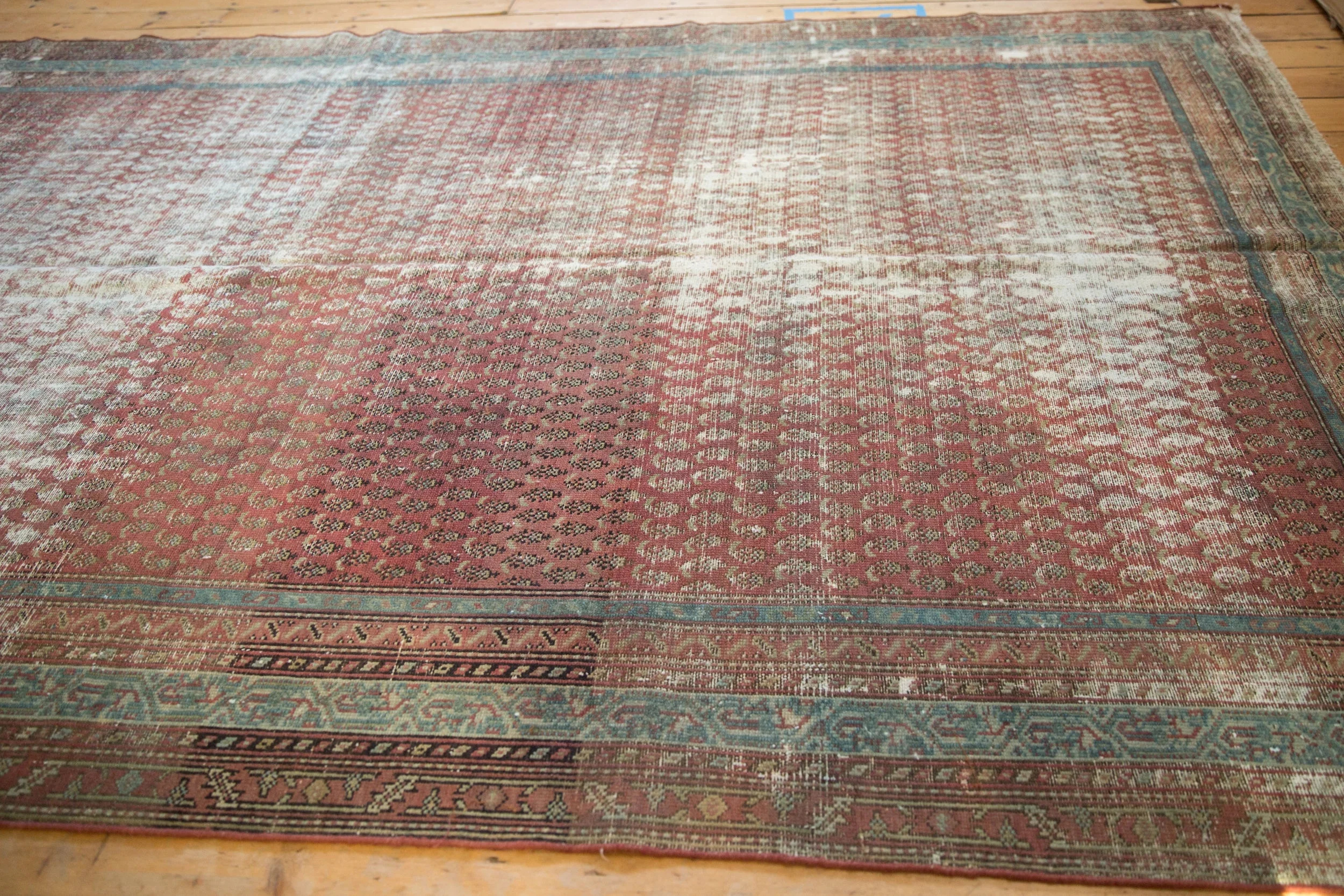 6.5x16.5 Antique Distressed Malayer Rug Runner - Image 4
