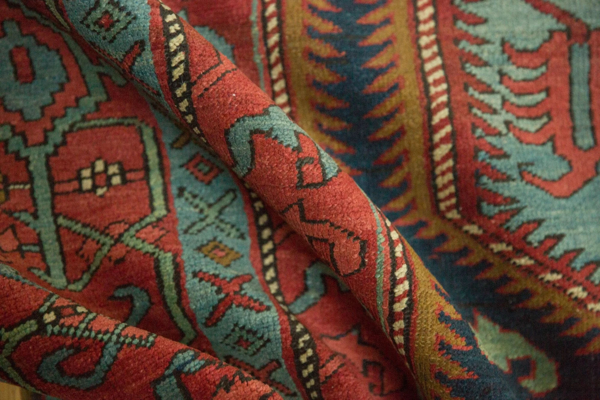 6.5x17.5 Antique Serapi Rug Runner - Image 10