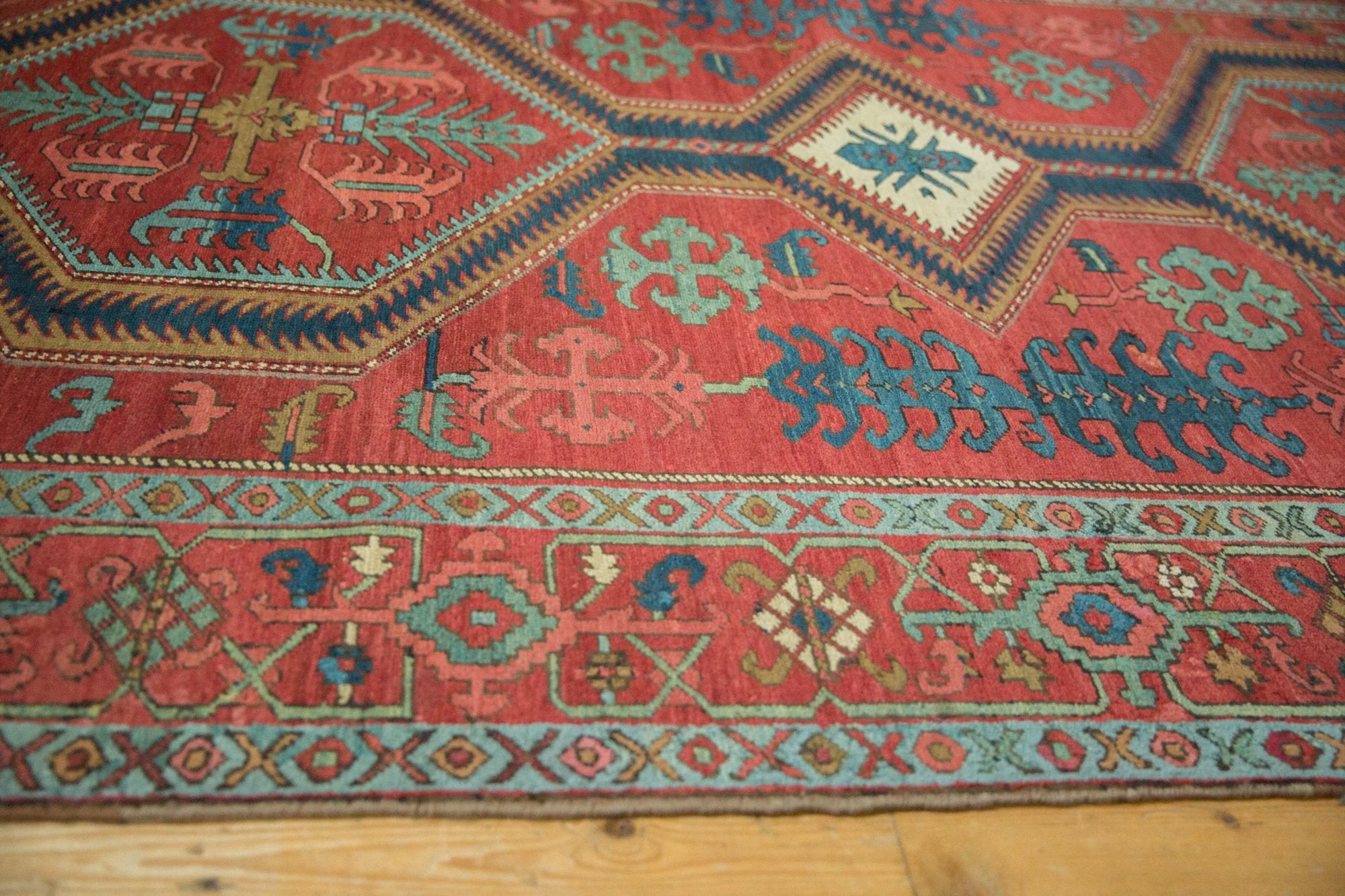 6.5x17.5 Antique Serapi Rug Runner - Image 13