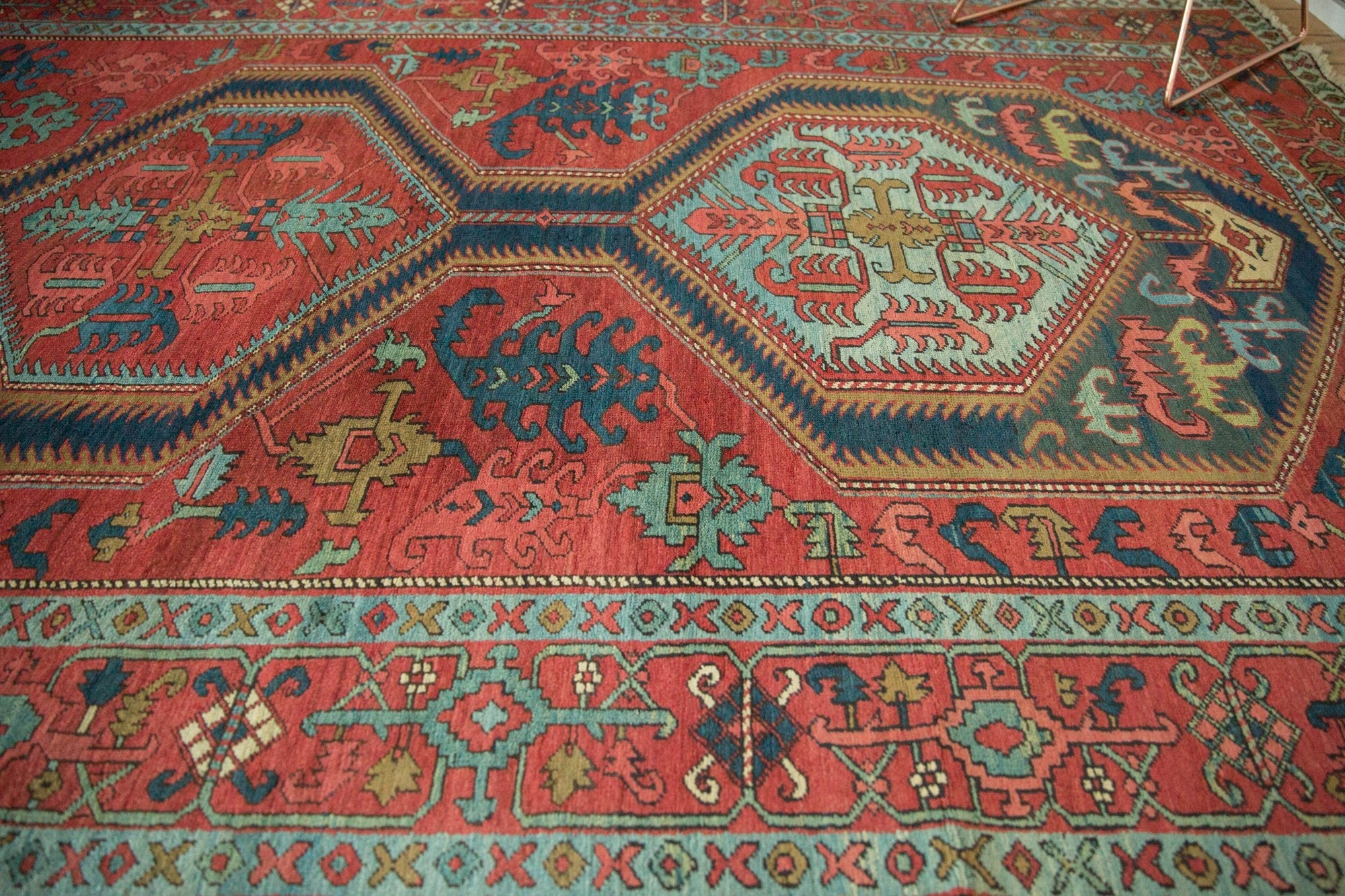 6.5x17.5 Antique Serapi Rug Runner - Image 4