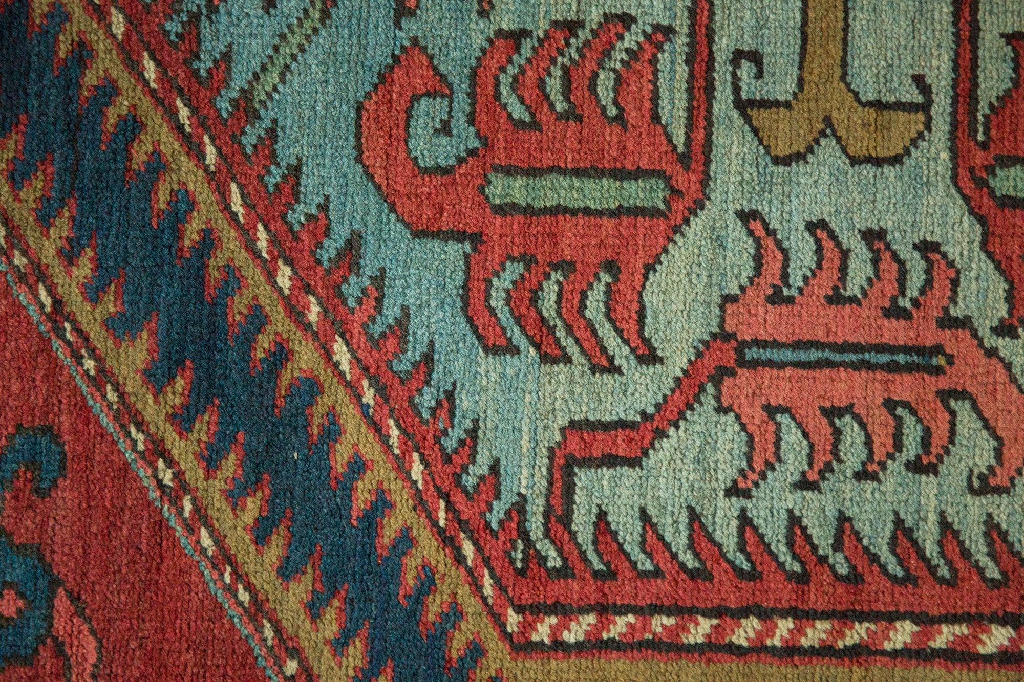 6.5x17.5 Antique Serapi Rug Runner - Image 6