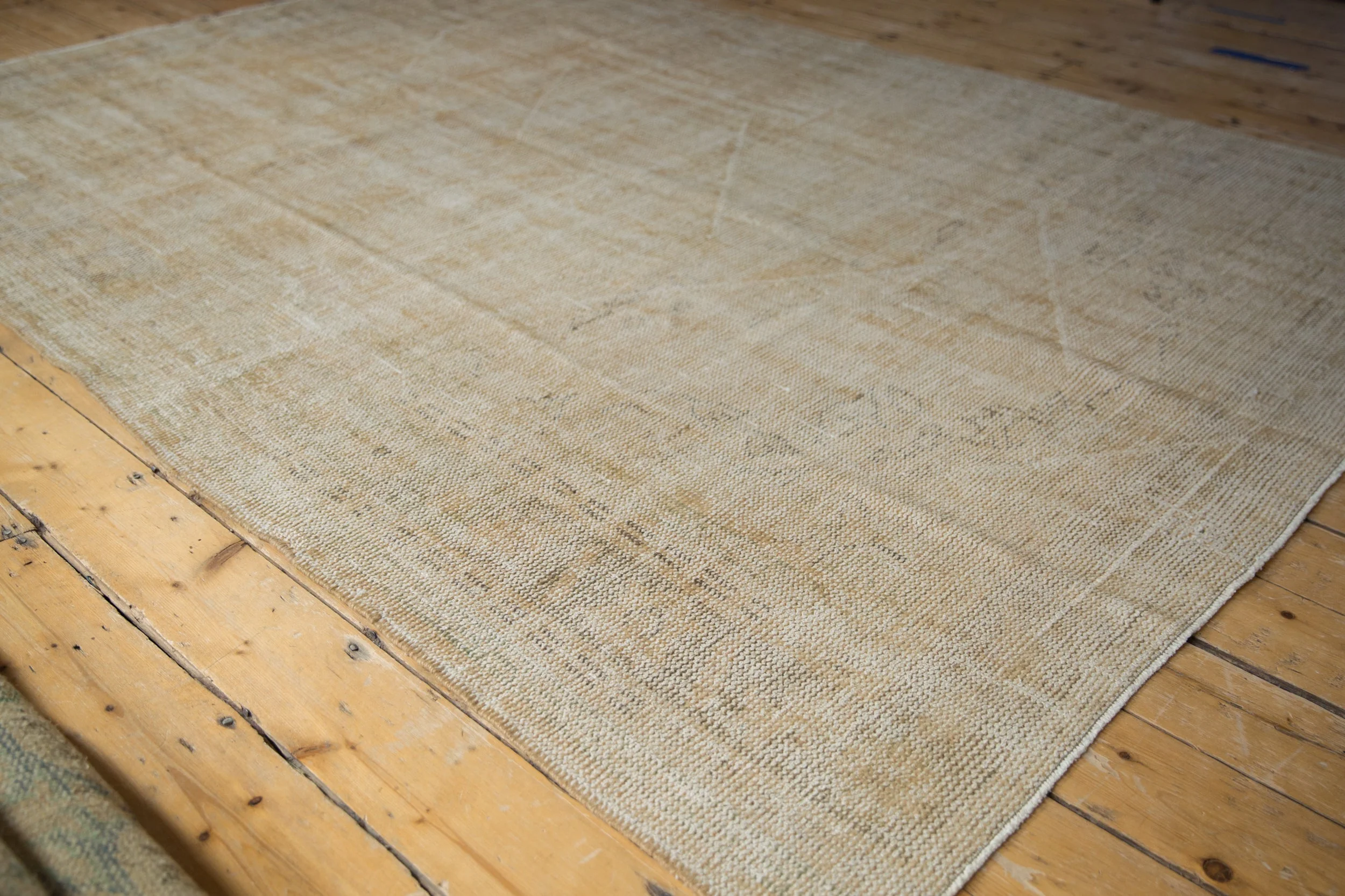 6.5x8.5 Vintage Distressed Oushak Carpet - Image 7