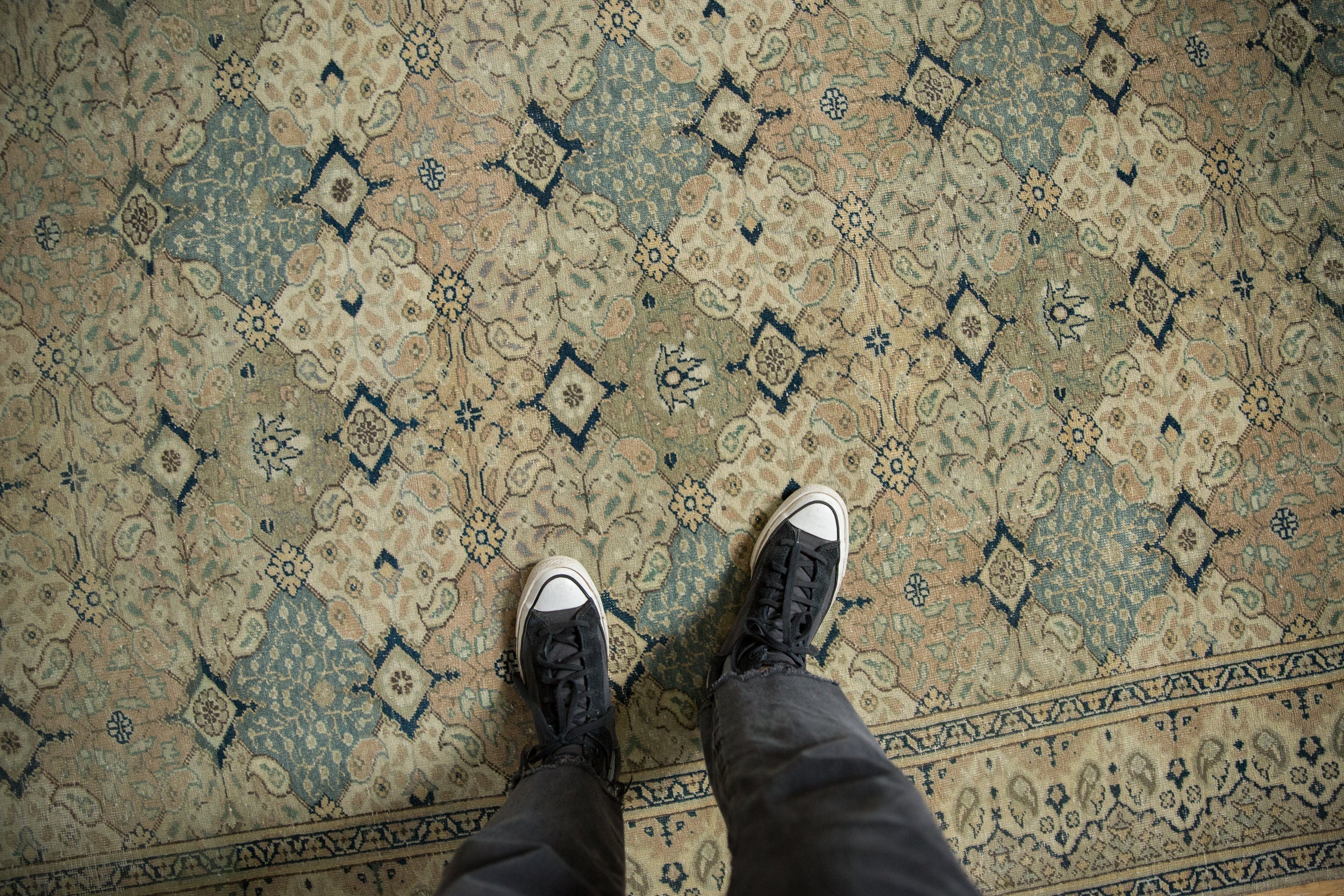 6.5x9.5 Vintage Distressed Kayseri Carpet - Image 2