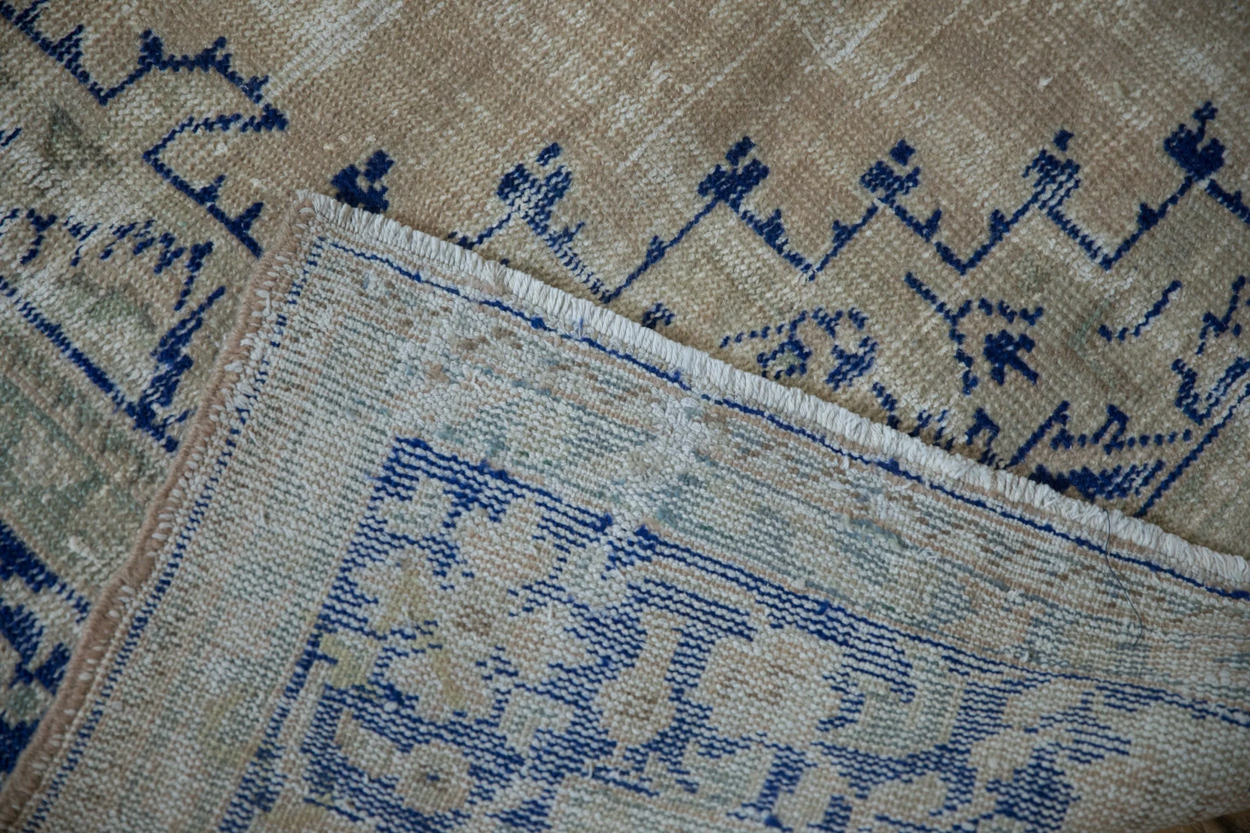 6.5x9.5 Vintage Distressed Oushak Carpet - Image 11