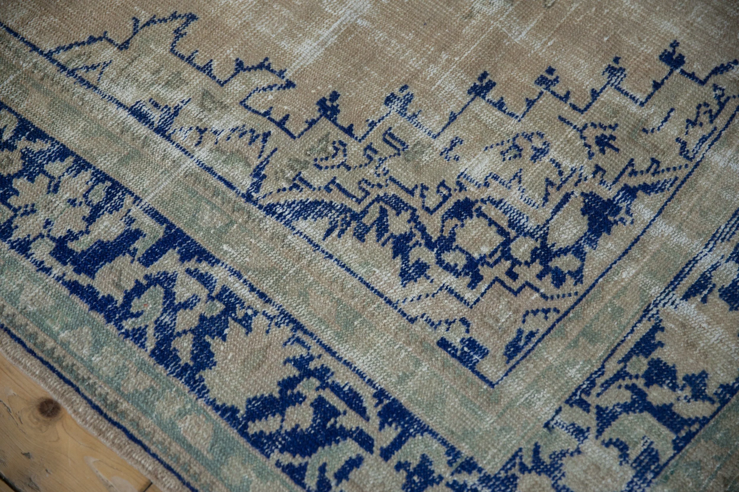6.5x9.5 Vintage Distressed Oushak Carpet - Image 9