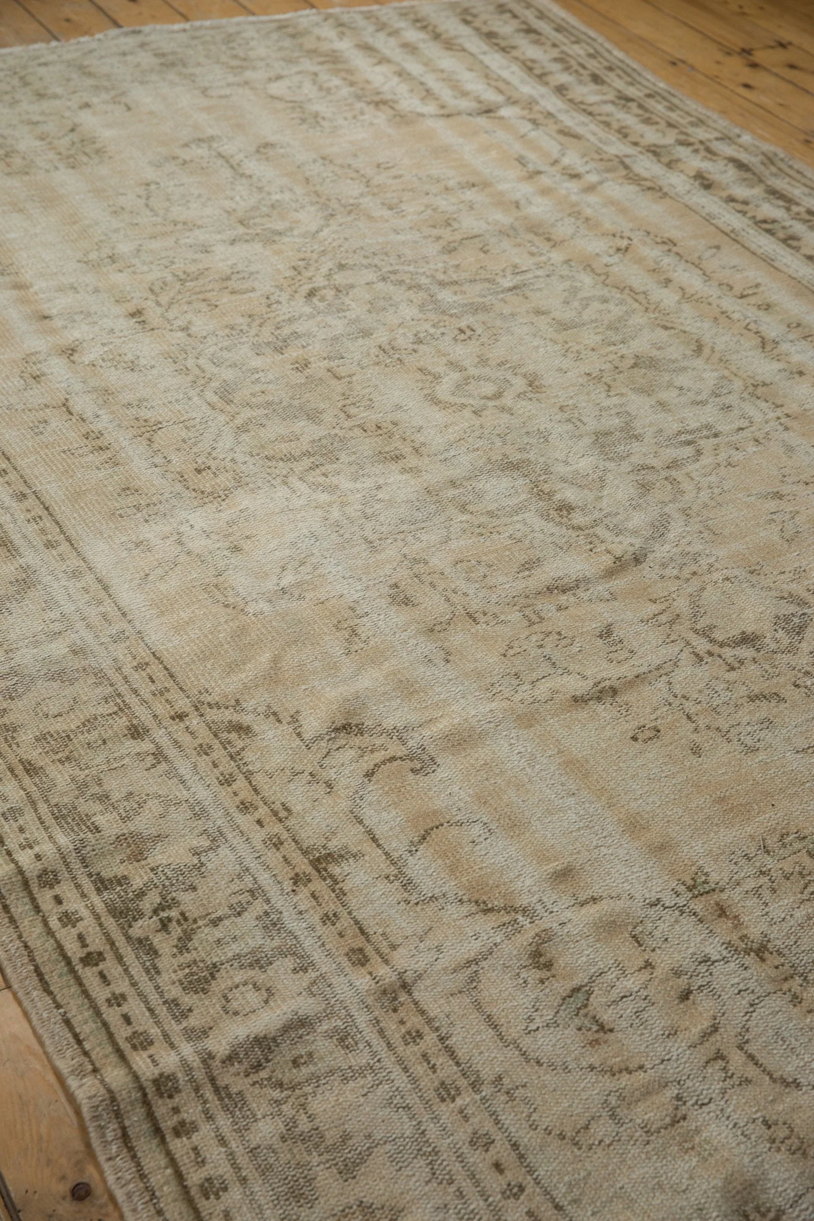 6.5x9.5 Vintage Distressed Oushak Carpet - Image 10