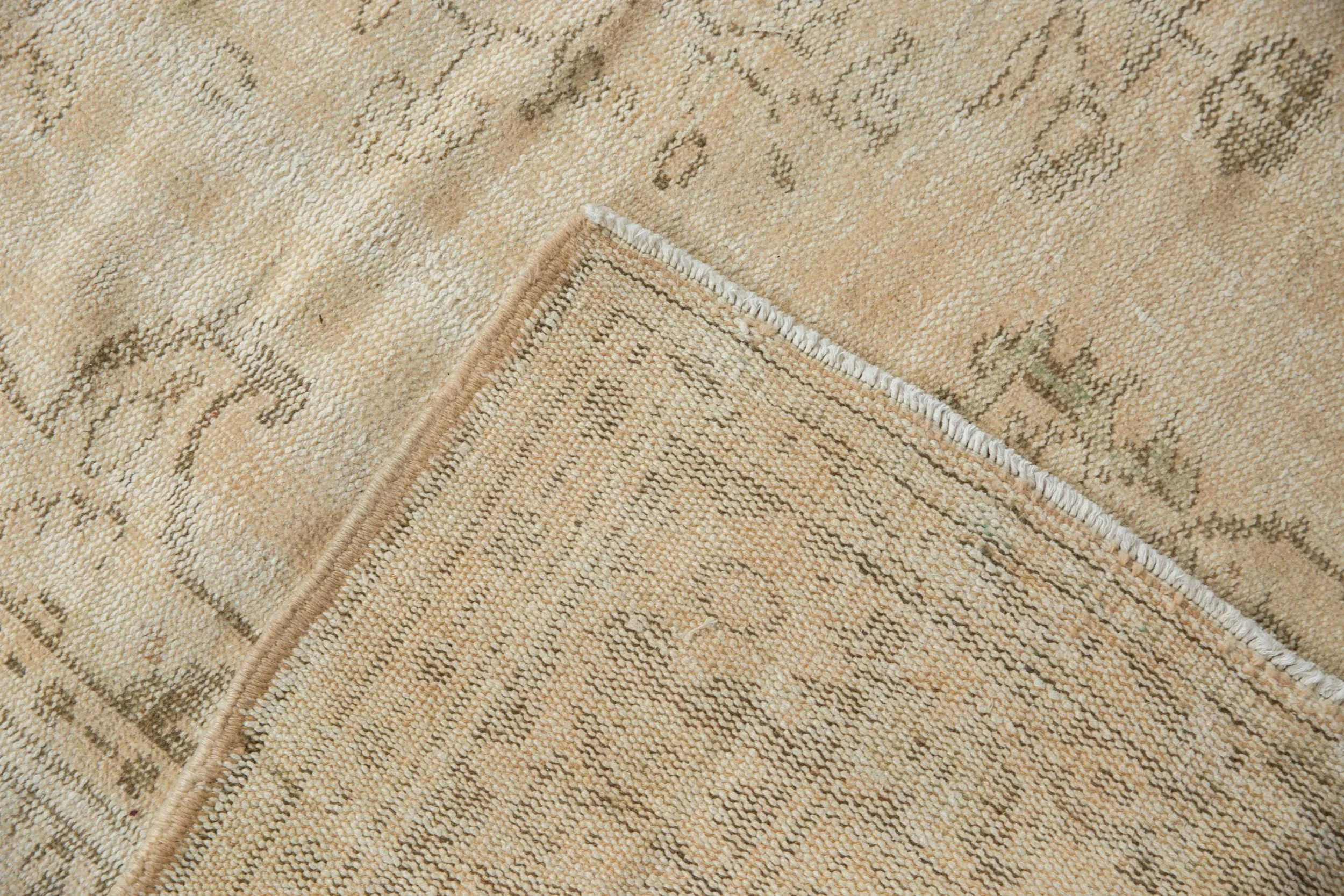 6.5x9.5 Vintage Distressed Oushak Carpet - Image 12