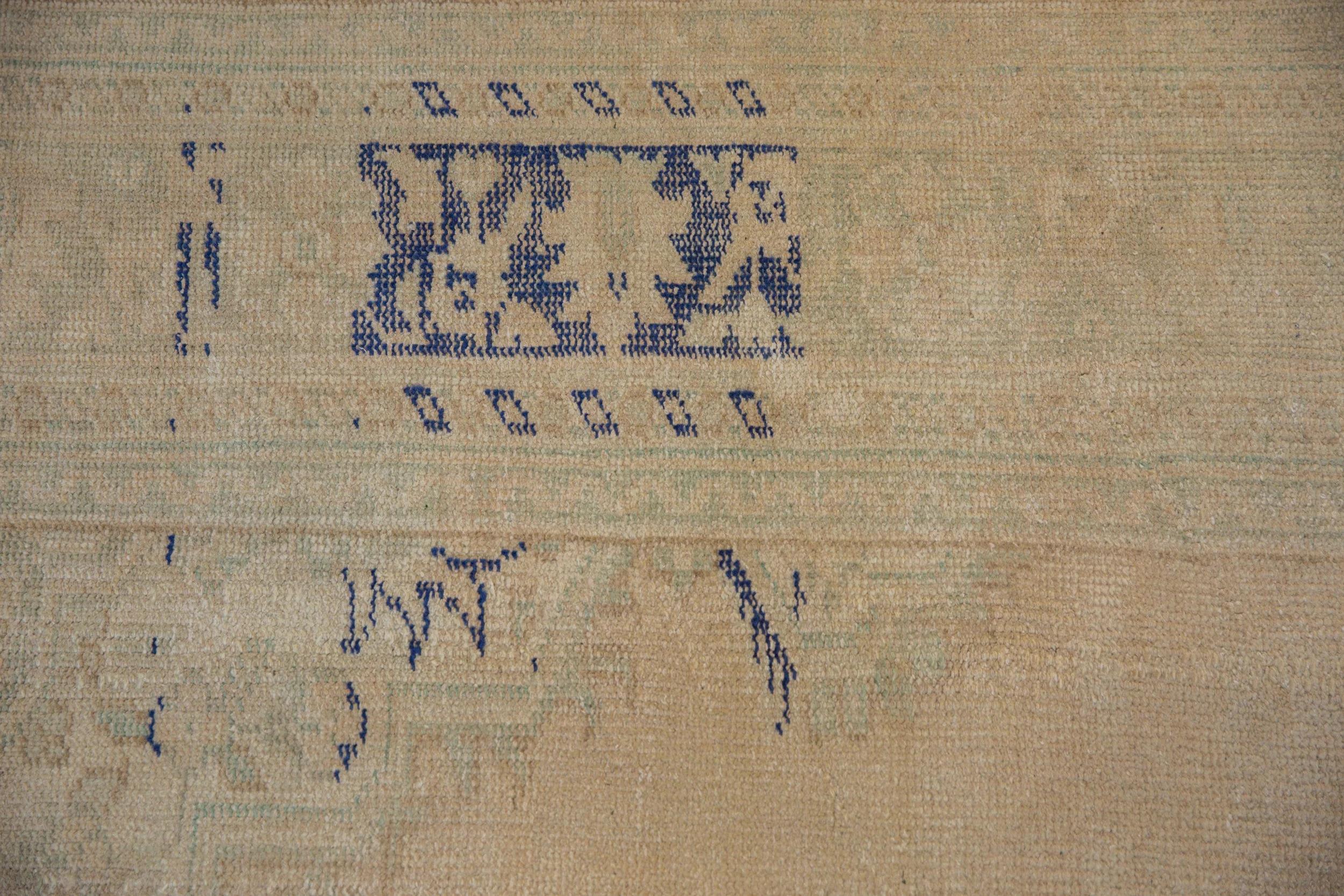 6.5x9.5 Vintage Distressed Oushak Carpet - Image 3