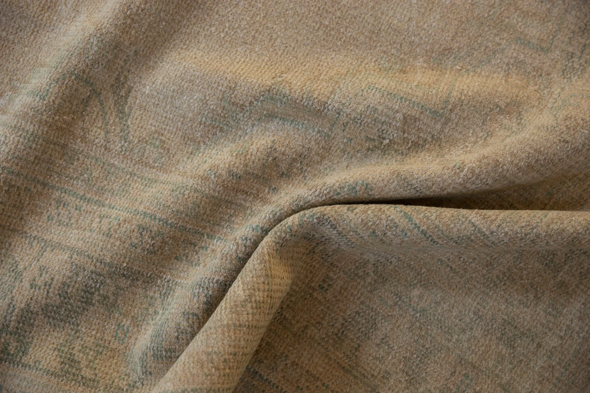 6.5x9.5 Vintage Distressed Oushak Carpet - Image 7