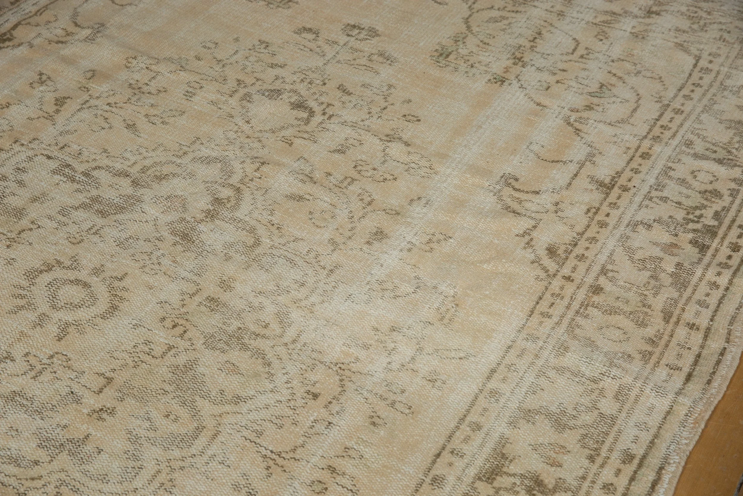 6.5x9.5 Vintage Distressed Oushak Carpet - Image 7