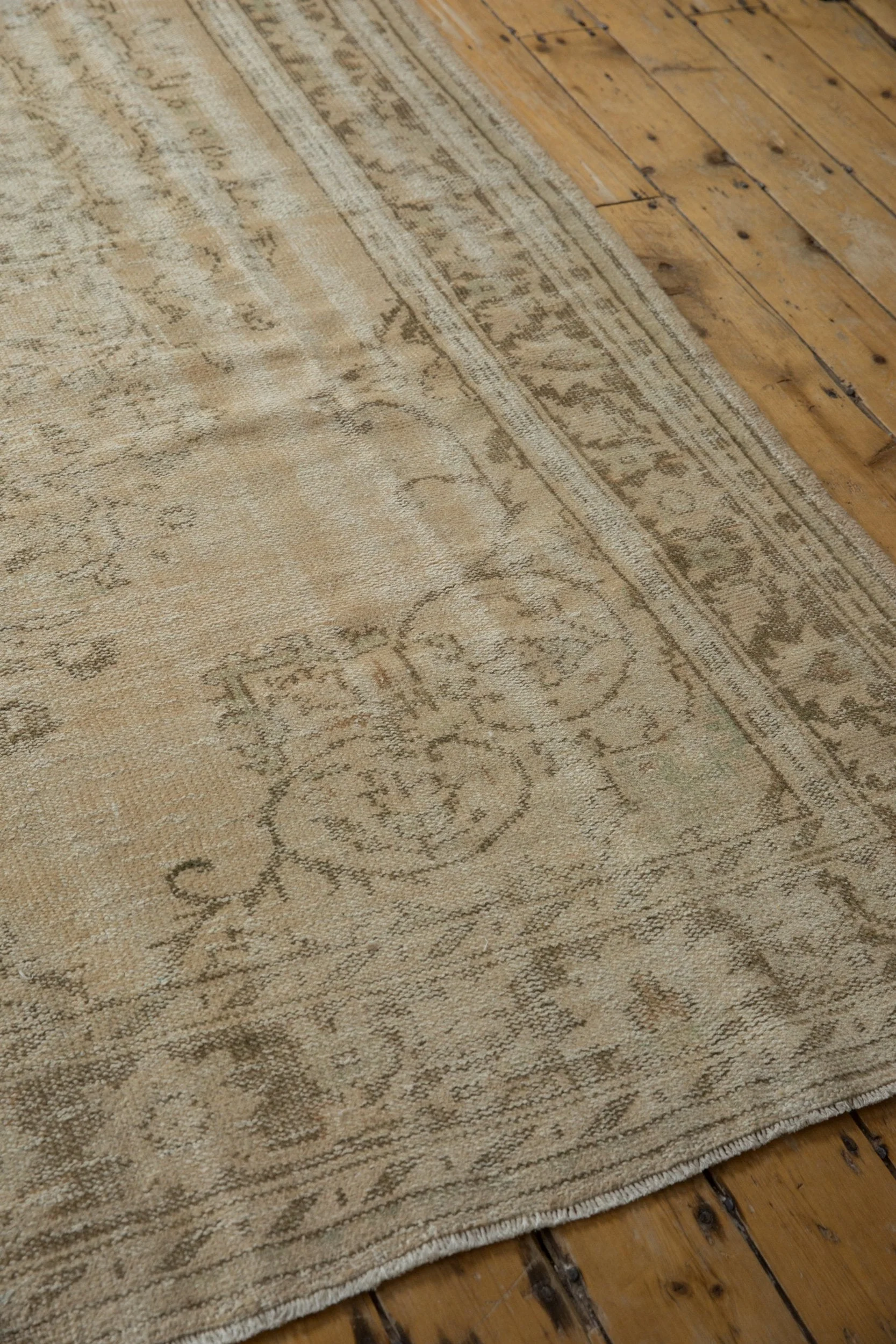 6.5x9.5 Vintage Distressed Oushak Carpet - Image 9
