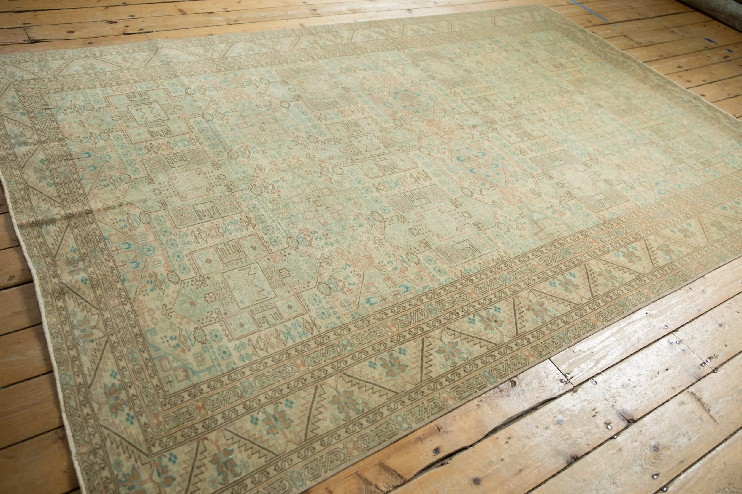 6.5x9.5 Vintage Distressed Sparta Carpet - Image 10