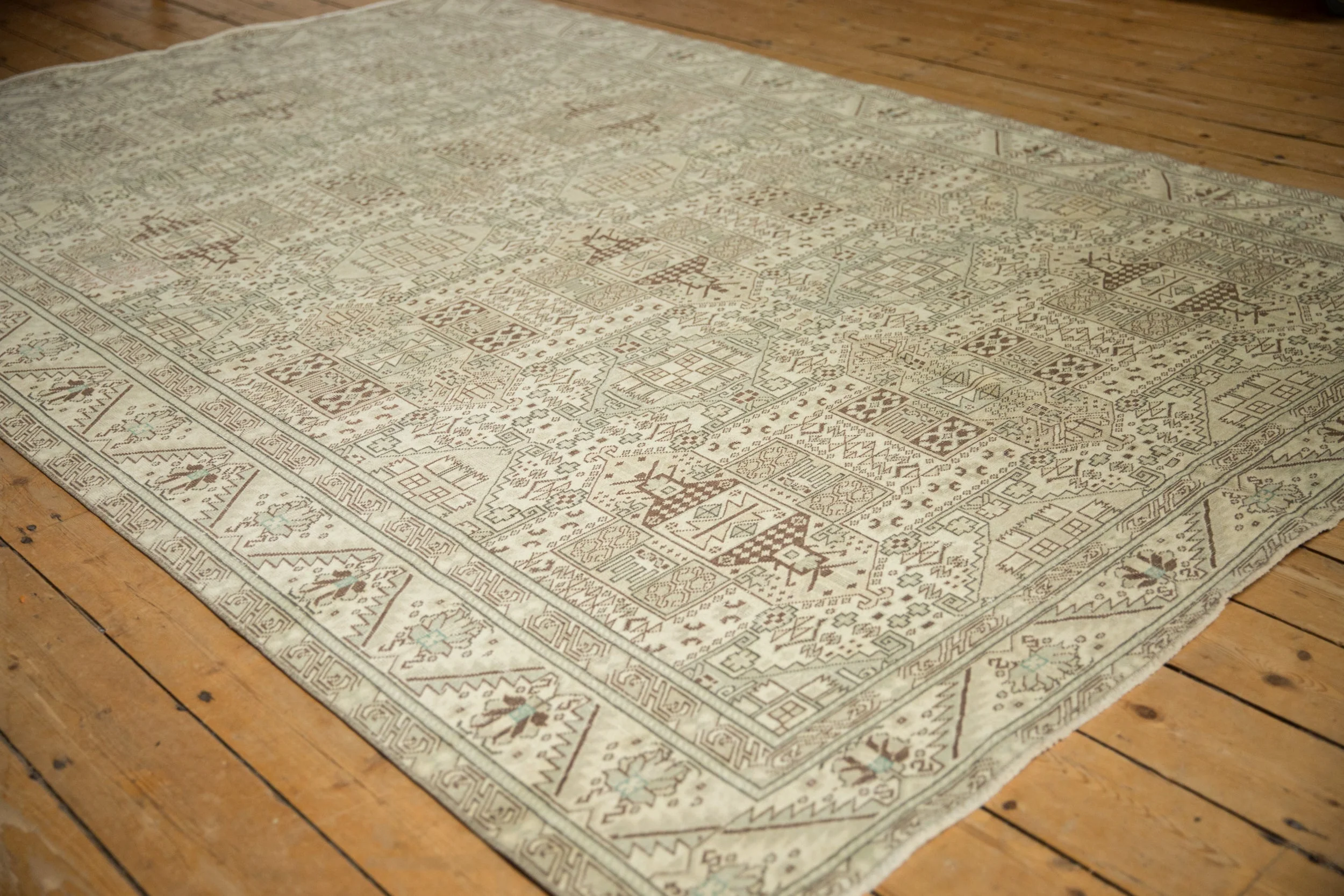 6.5x9.5 Vintage Distressed Sparta Carpet - Image 4