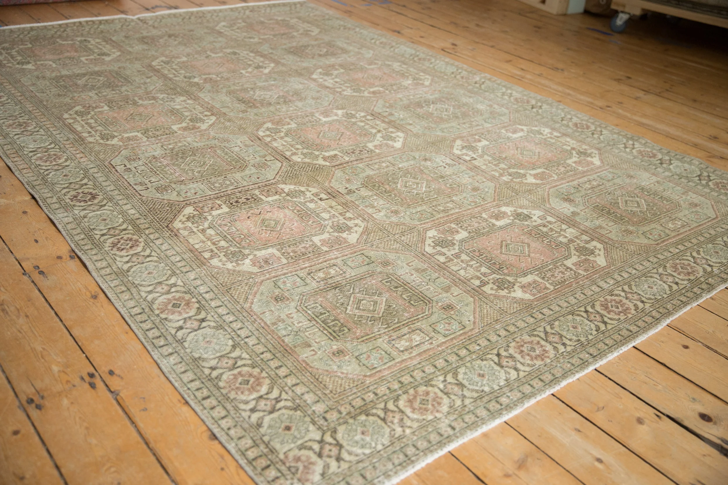 6.5x9.5 Vintage Distressed Sparta Carpet - Image 4