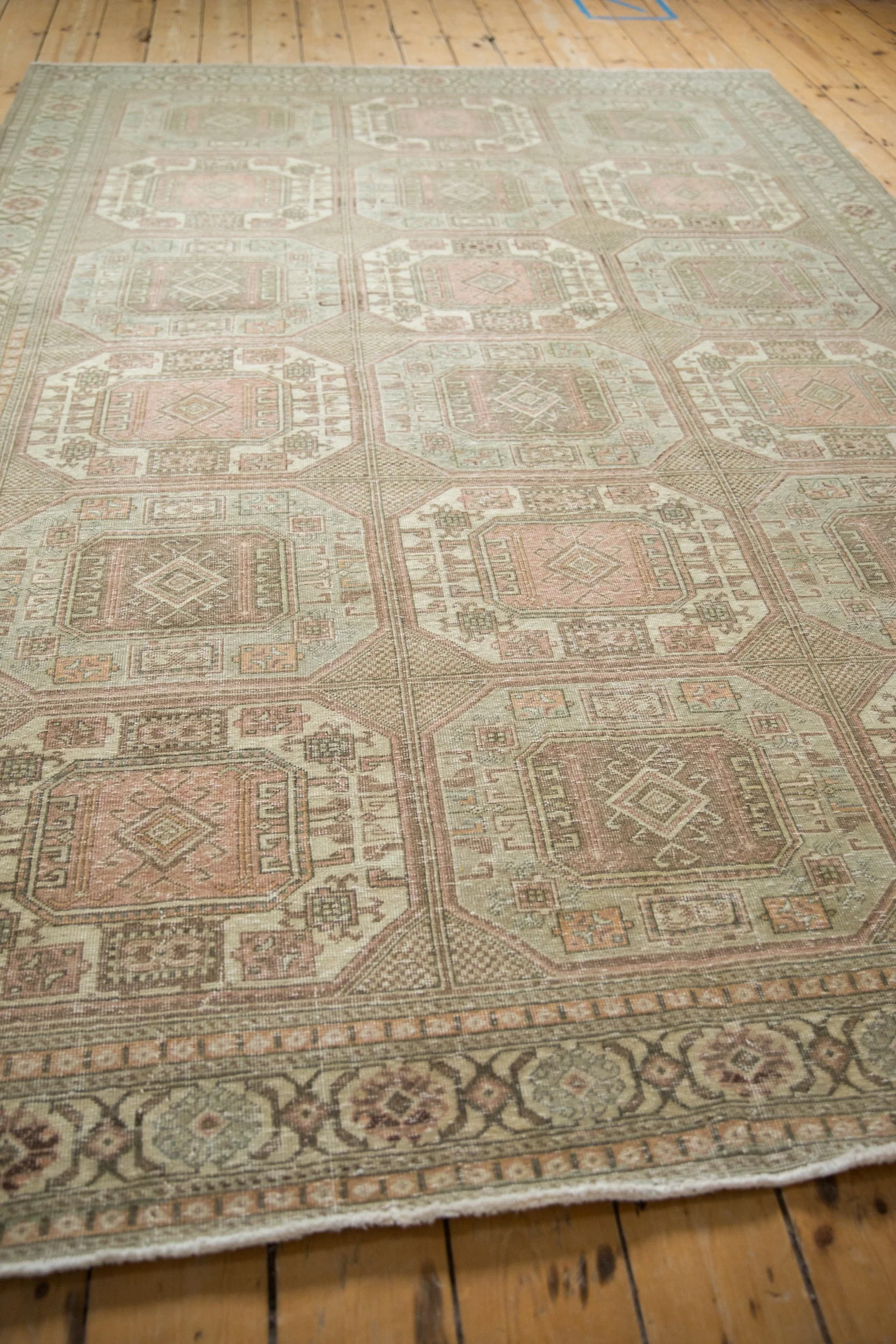 6.5x9.5 Vintage Distressed Sparta Carpet - Image 8