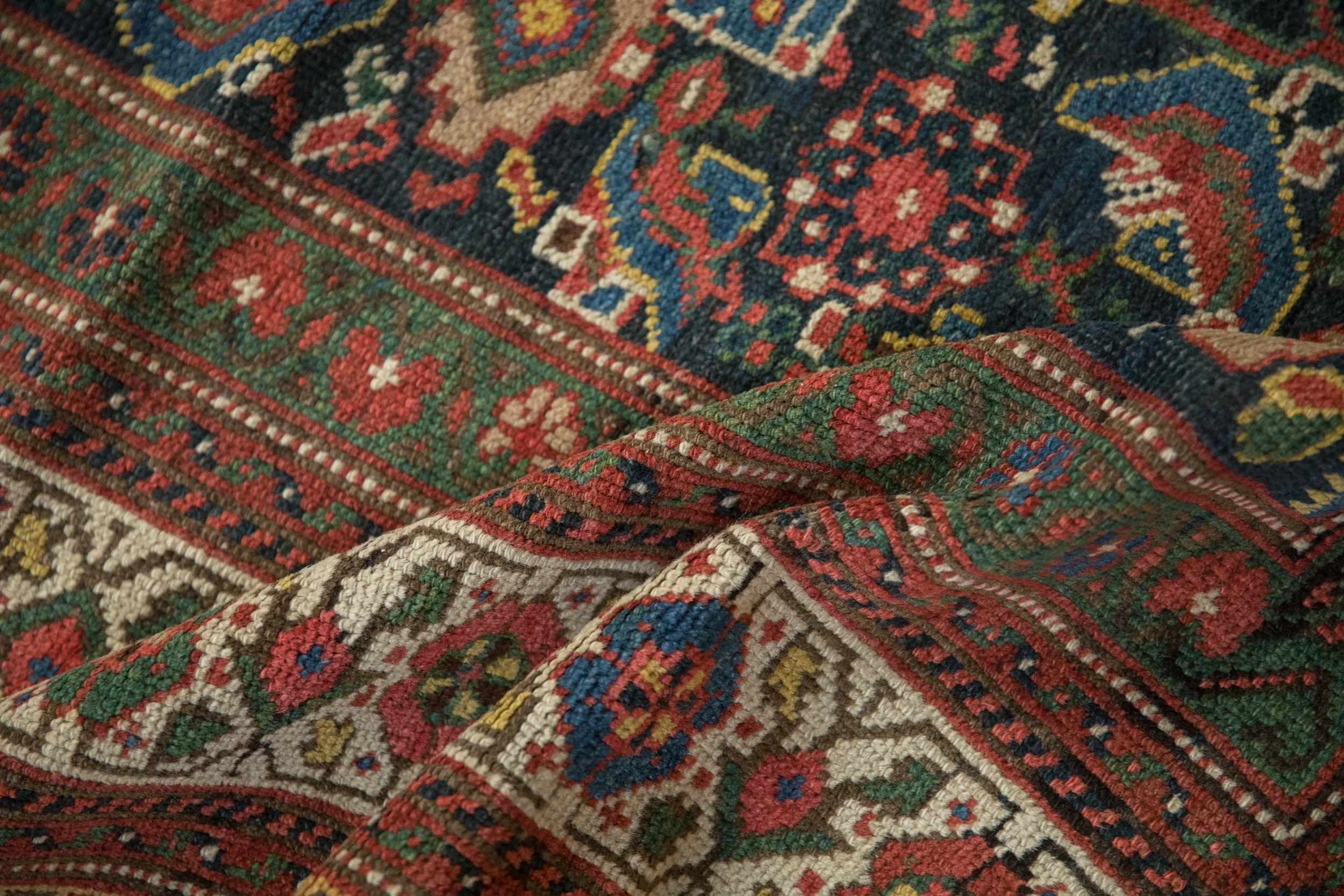 6.5x9 Antique Mahal Carpet - Image 11