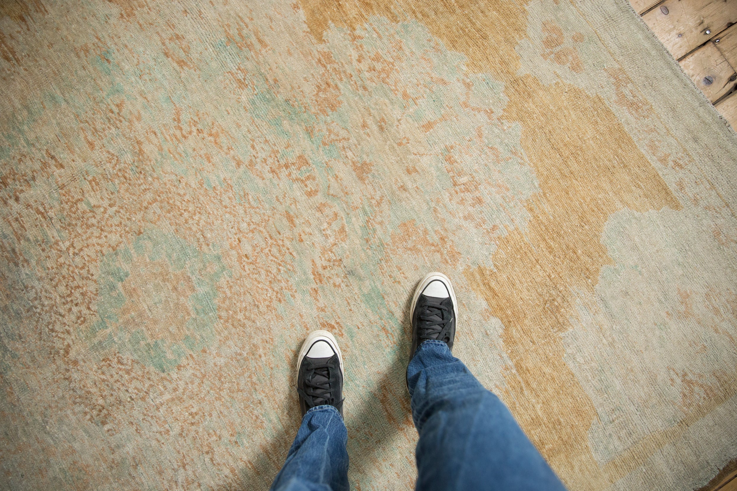 6.5x9 Vintage Distressed Kars Carpet - Image 2