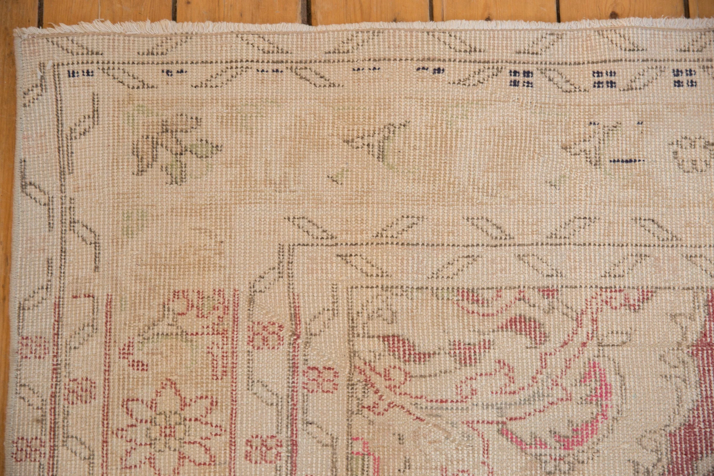 6.5x9 Vintage Distressed Oushak Carpet - Image 10
